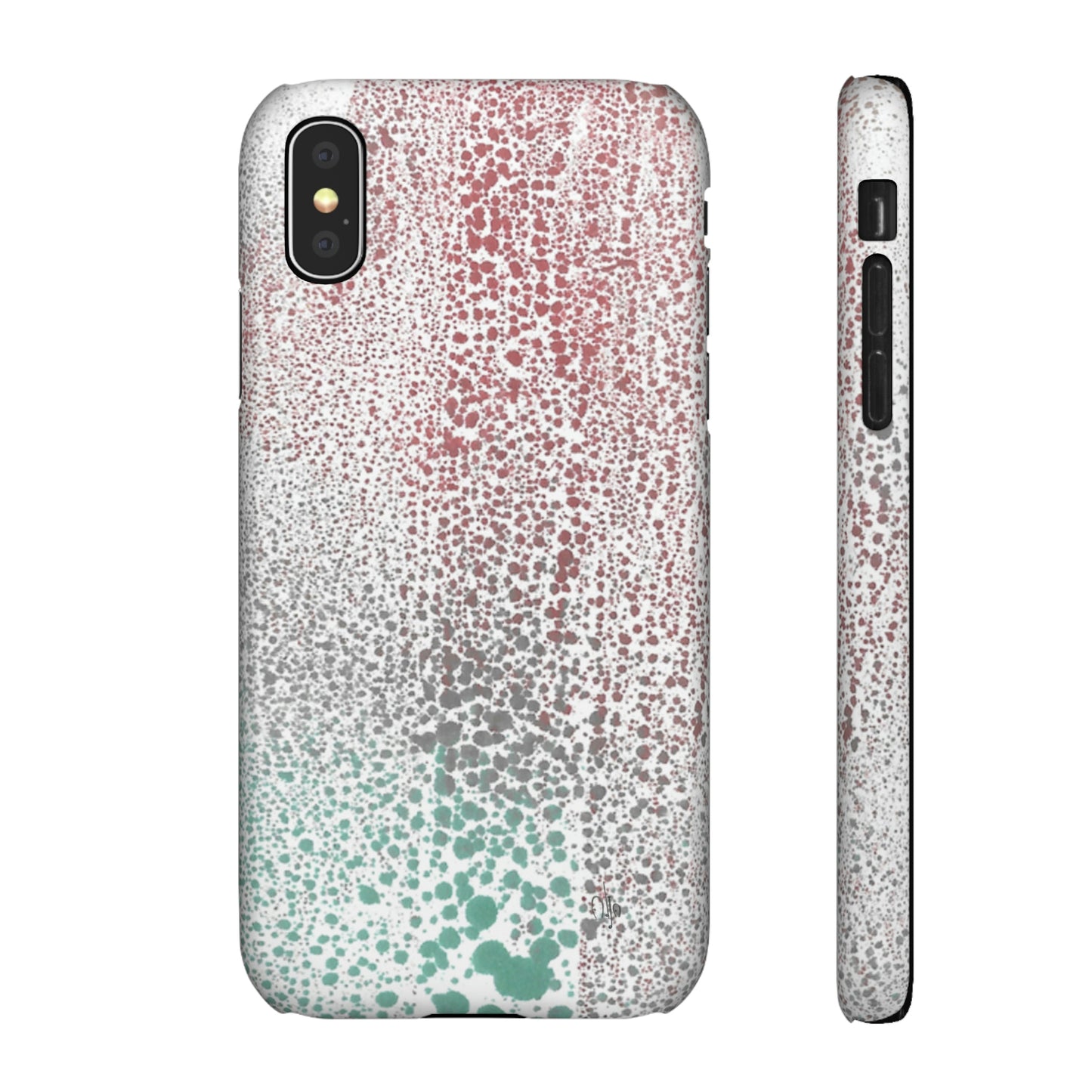 iPhone Samsung Galaxy Pixel5G Snap Case Phone Case Gradient Drip - Alja Design