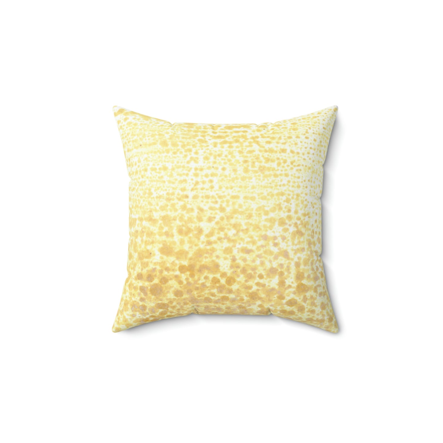 Dark Yellow Grain Square Pillow - Alja Design