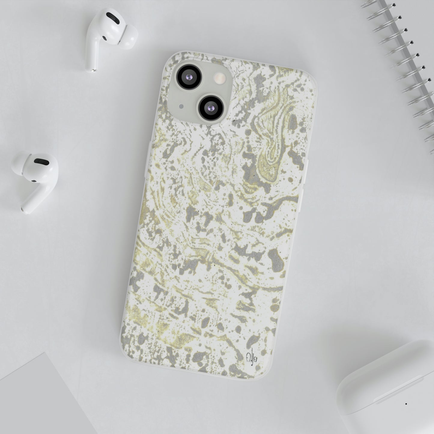 iPhone and Samsung Galaxy Flexi Phone Case Sandy Shells - Alja Design