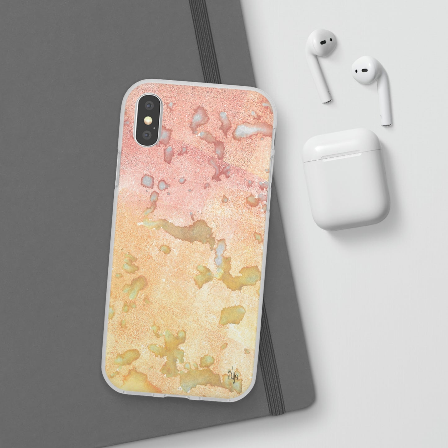 iPhone and Samsung Galaxy Flexi Phone Case Red Planet - Alja Design