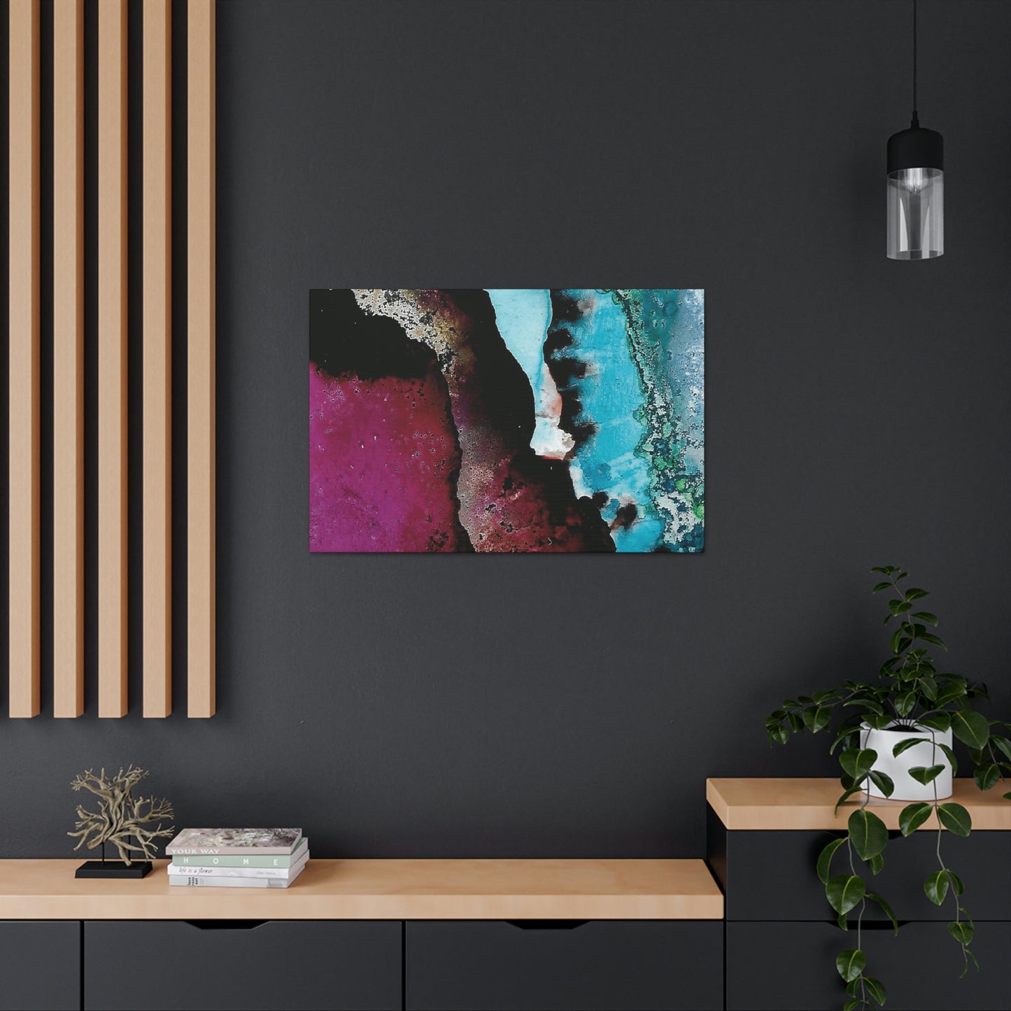 Inner Space 4 Canvas Print - Alja Design