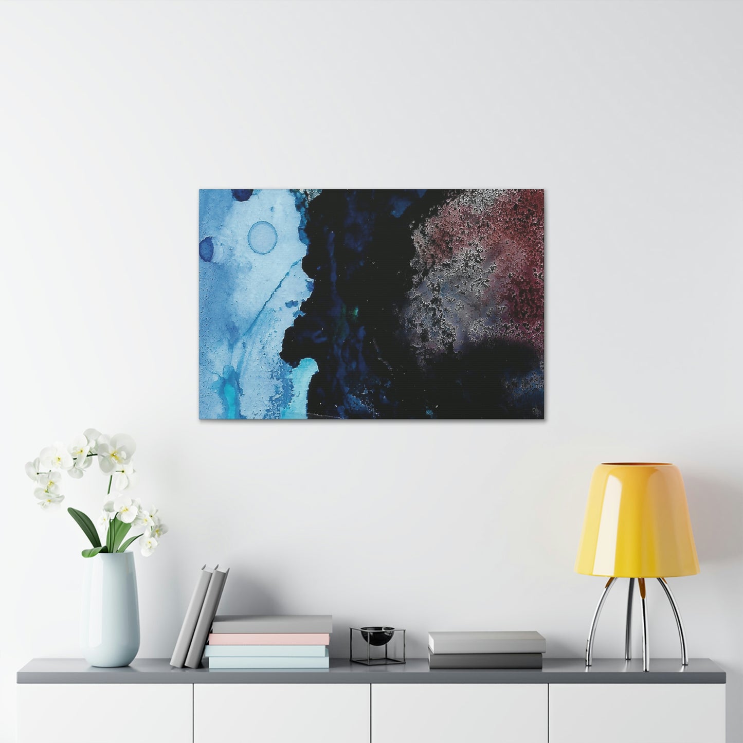 Inner Space 9 Canvas Print - Alja Design