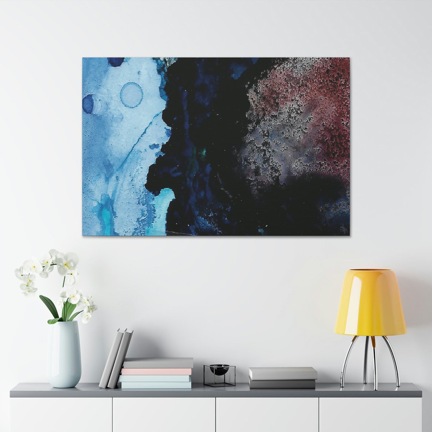 Inner Space 9 Canvas Print - Alja Design