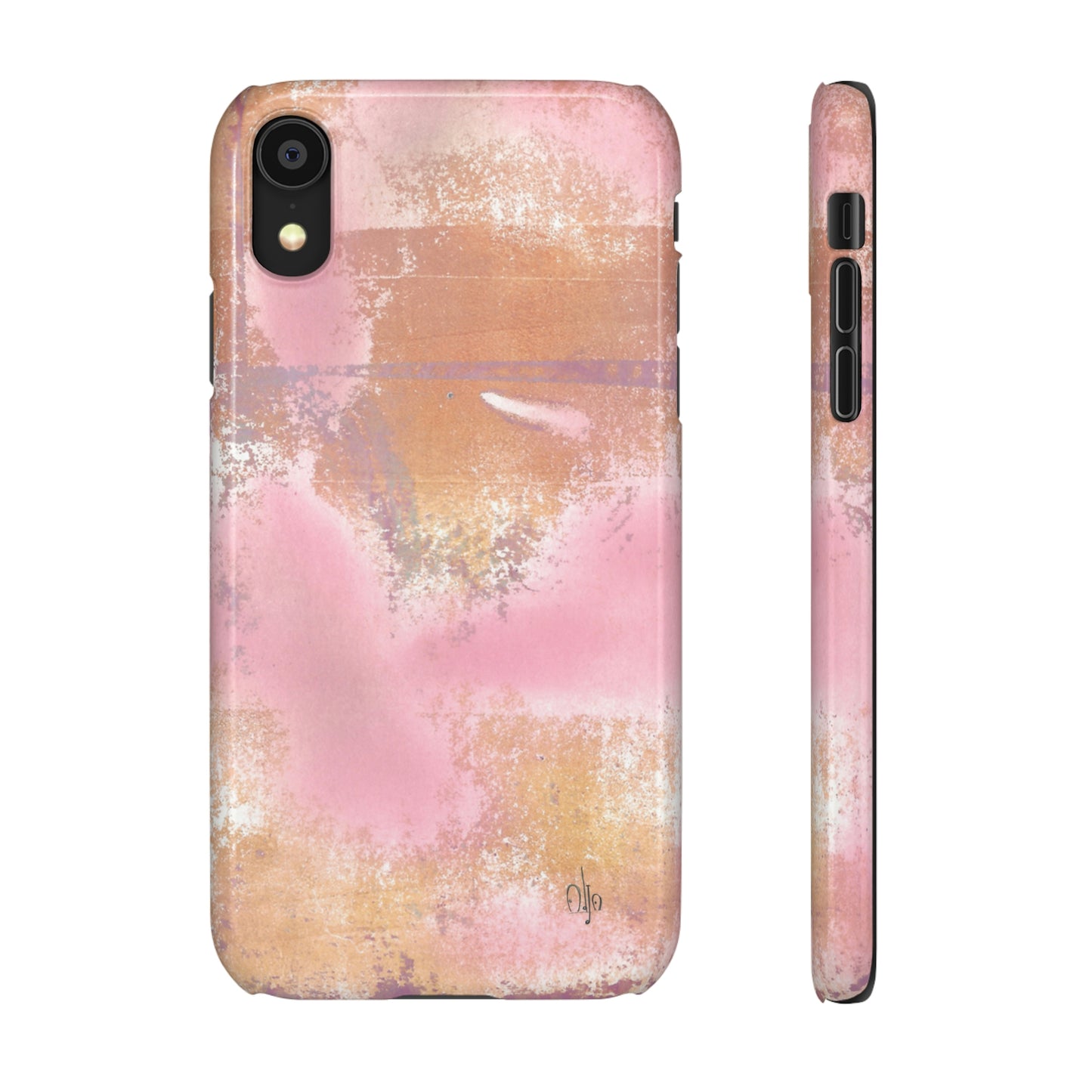 iPhone Samsung Galaxy Pixel5G Snap Case Phone Case Passionate Pink - Alja Design