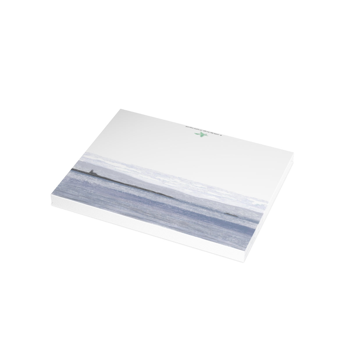 Lighthouse Point Folded Greeting Card - Alja Design