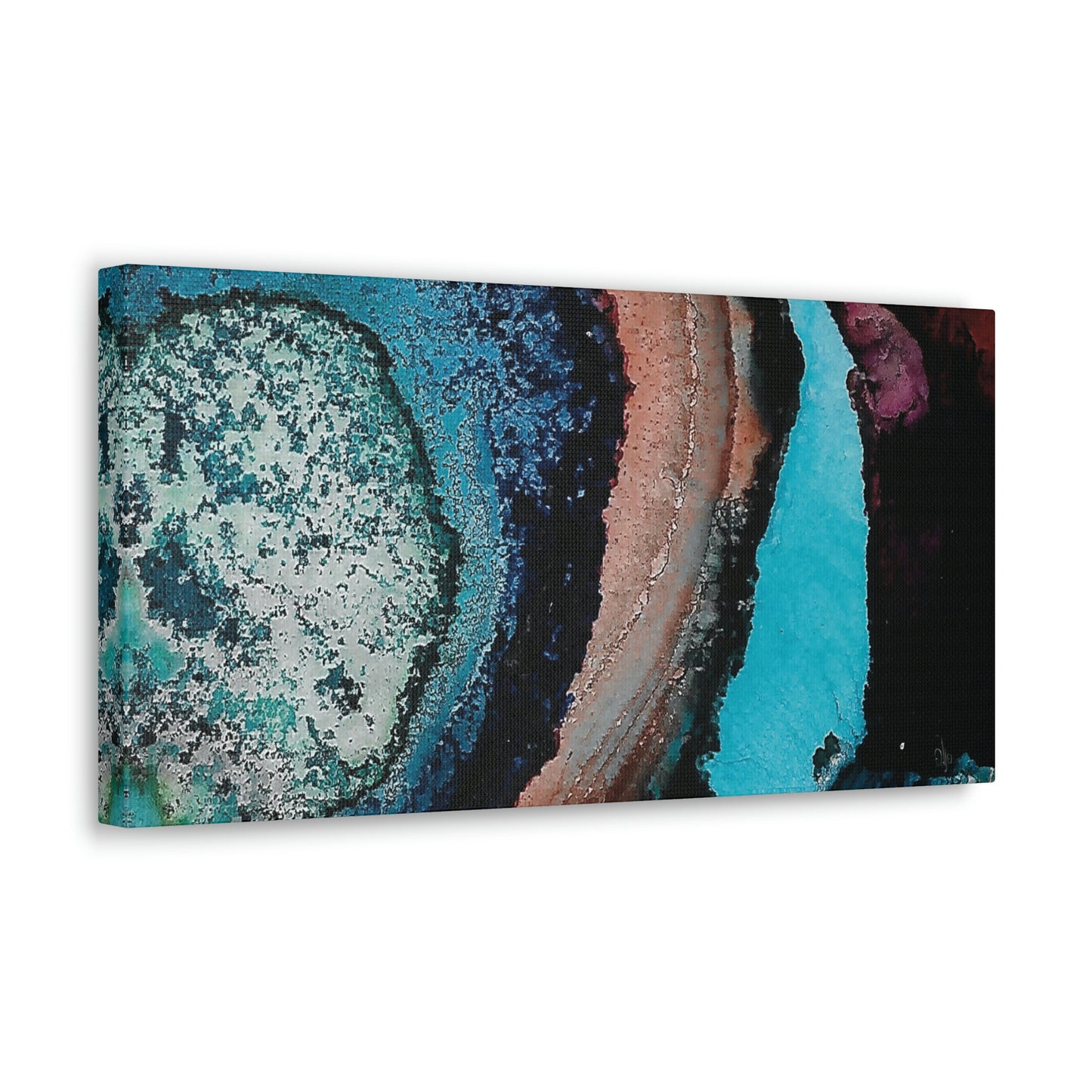 Inner Space 10 Canvas Print - Alja Design