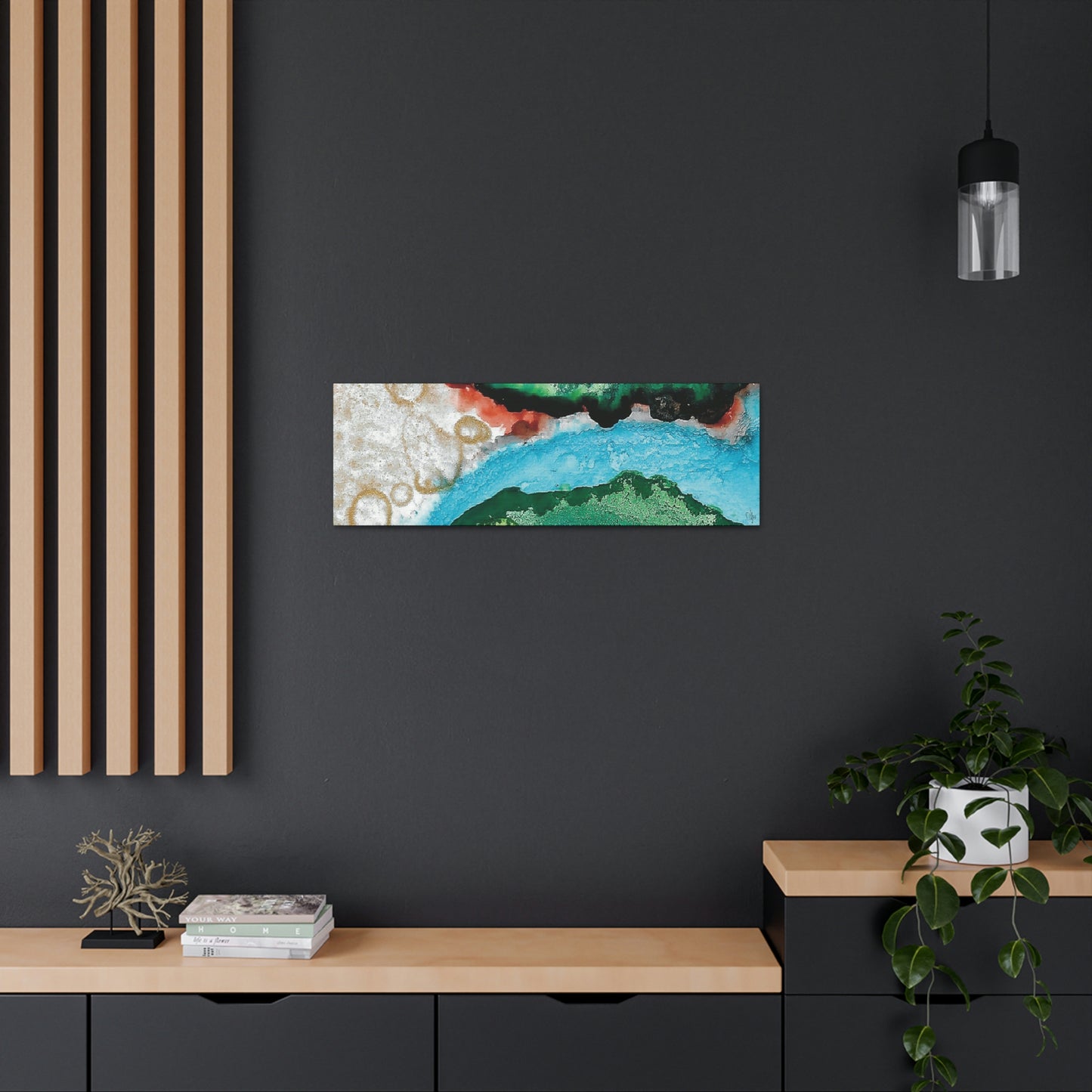 Inner Space 12 Canvas Print - Alja Design