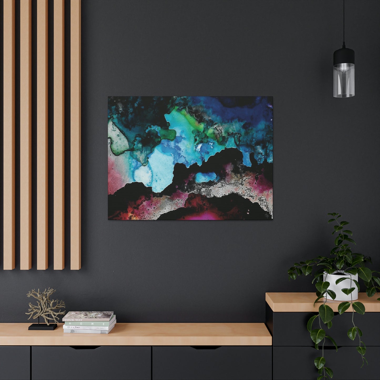 Inner Space 5 Canvas Print - Alja Design