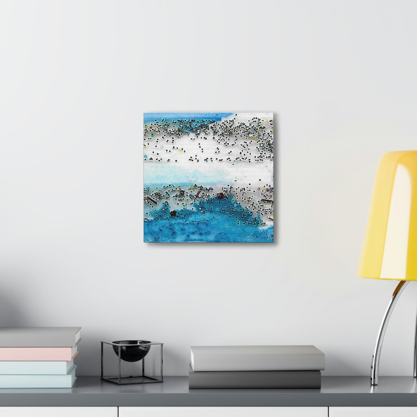 Fractal Blue 7 Canvas Print - Alja Design