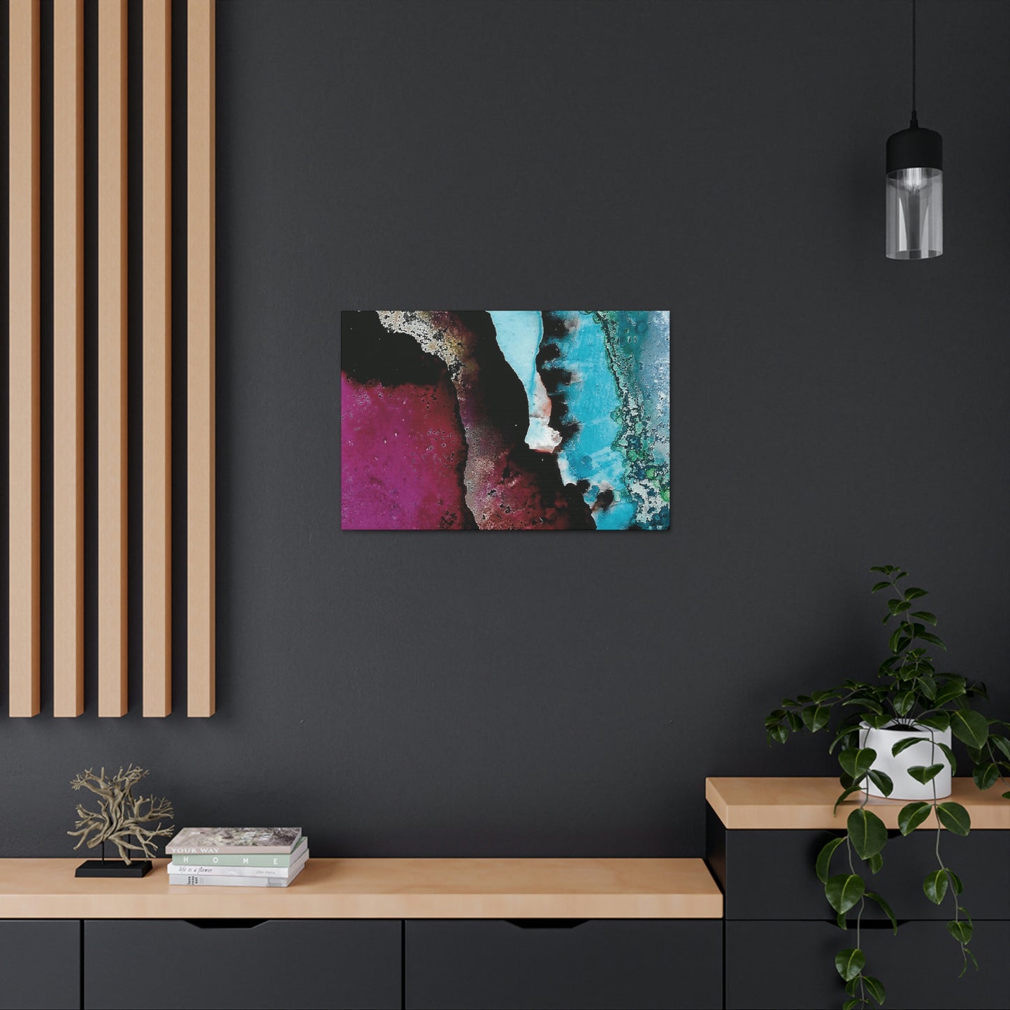 Inner Space 4 Canvas Print - Alja Design