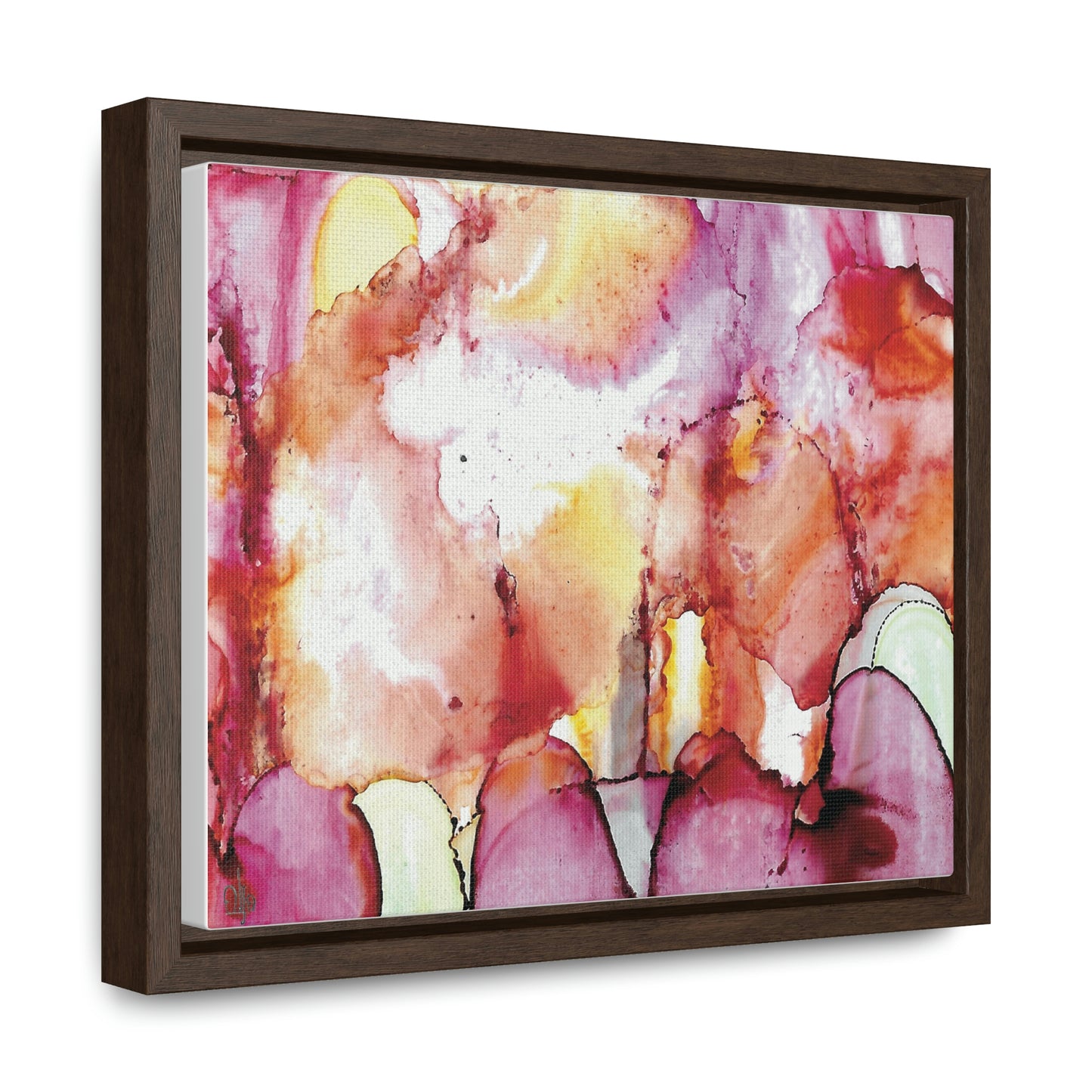 Off the Grid 12 Framed Canvas Print - Alja Design