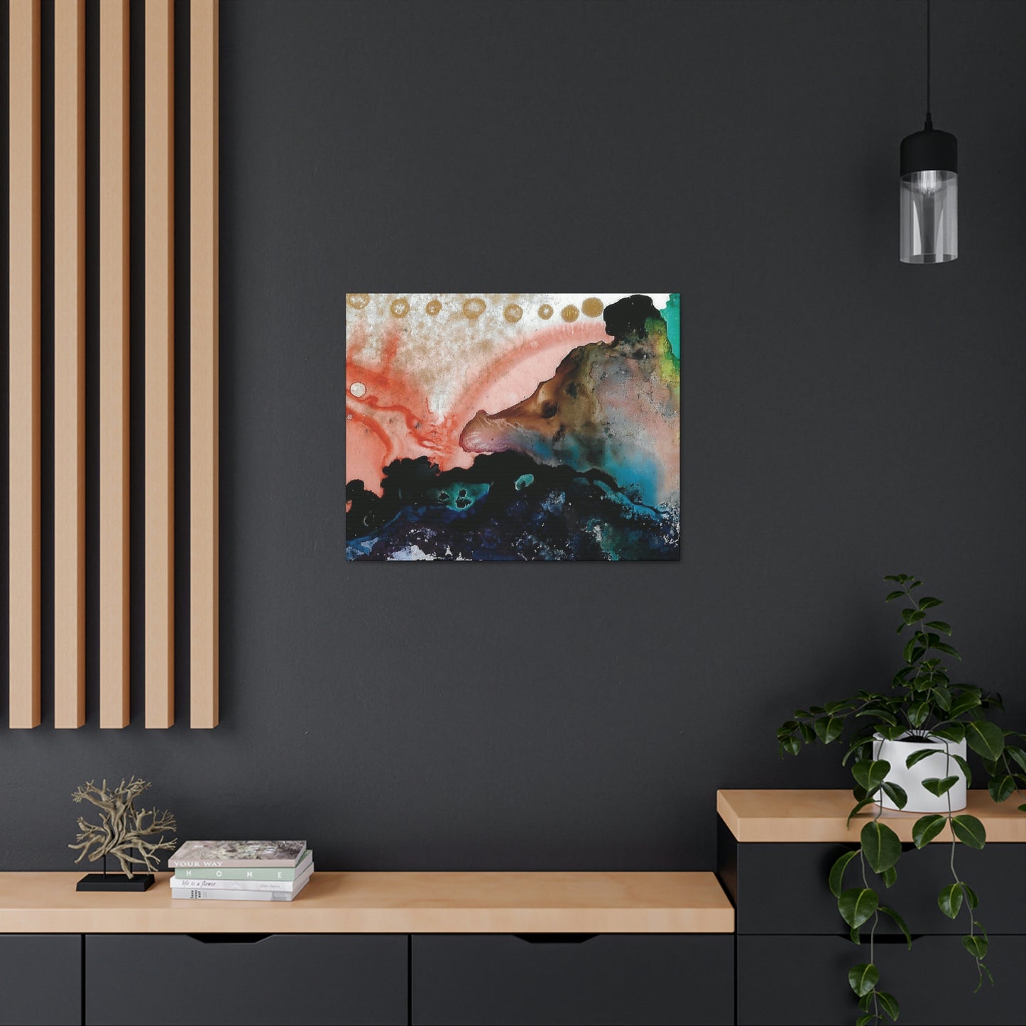 Inner Space 14 Canvas Print - Alja Design