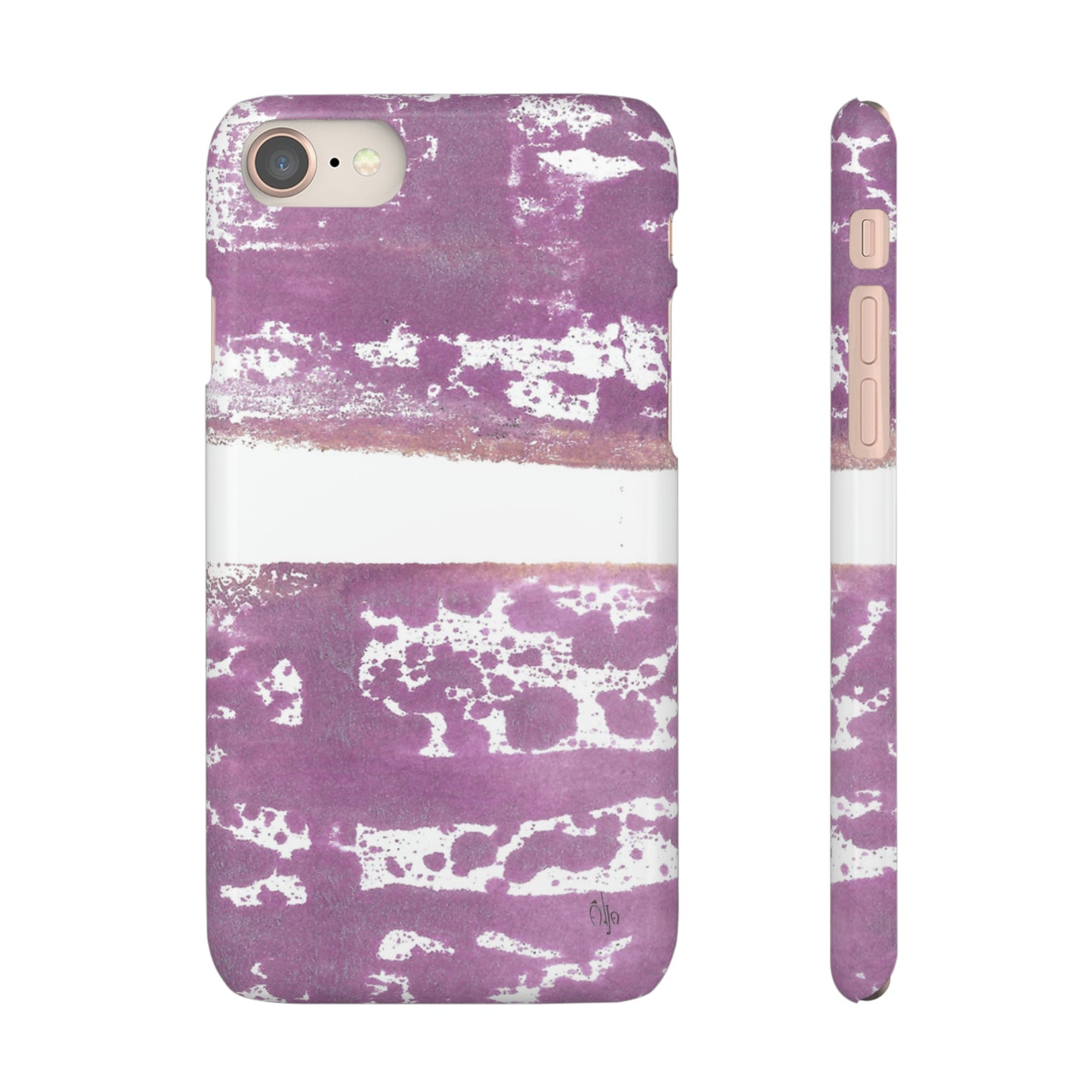 iPhone Samsung Galaxy Pixel5G Snap Case Phone Case Purple Horizon - Alja Design