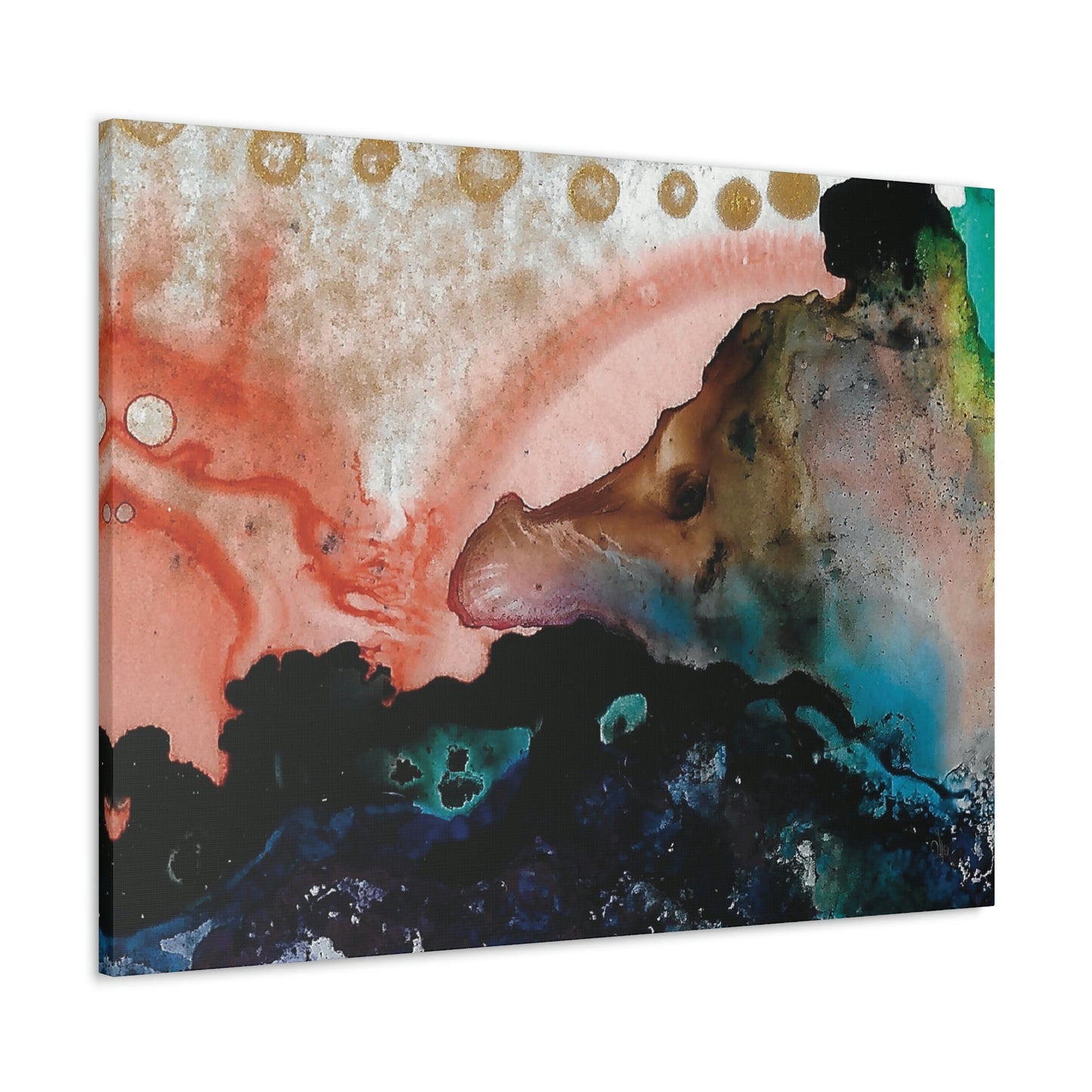 Inner Space 14 Canvas Print - Alja Design