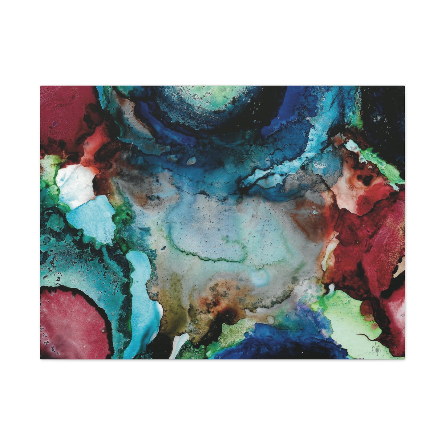 Inner Space 19 Canvas Print - Alja Design