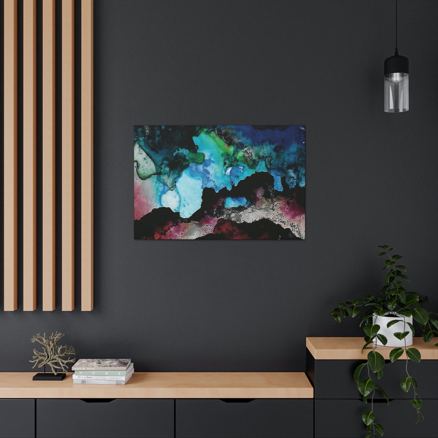 Inner Space 5 Canvas Print - Alja Design