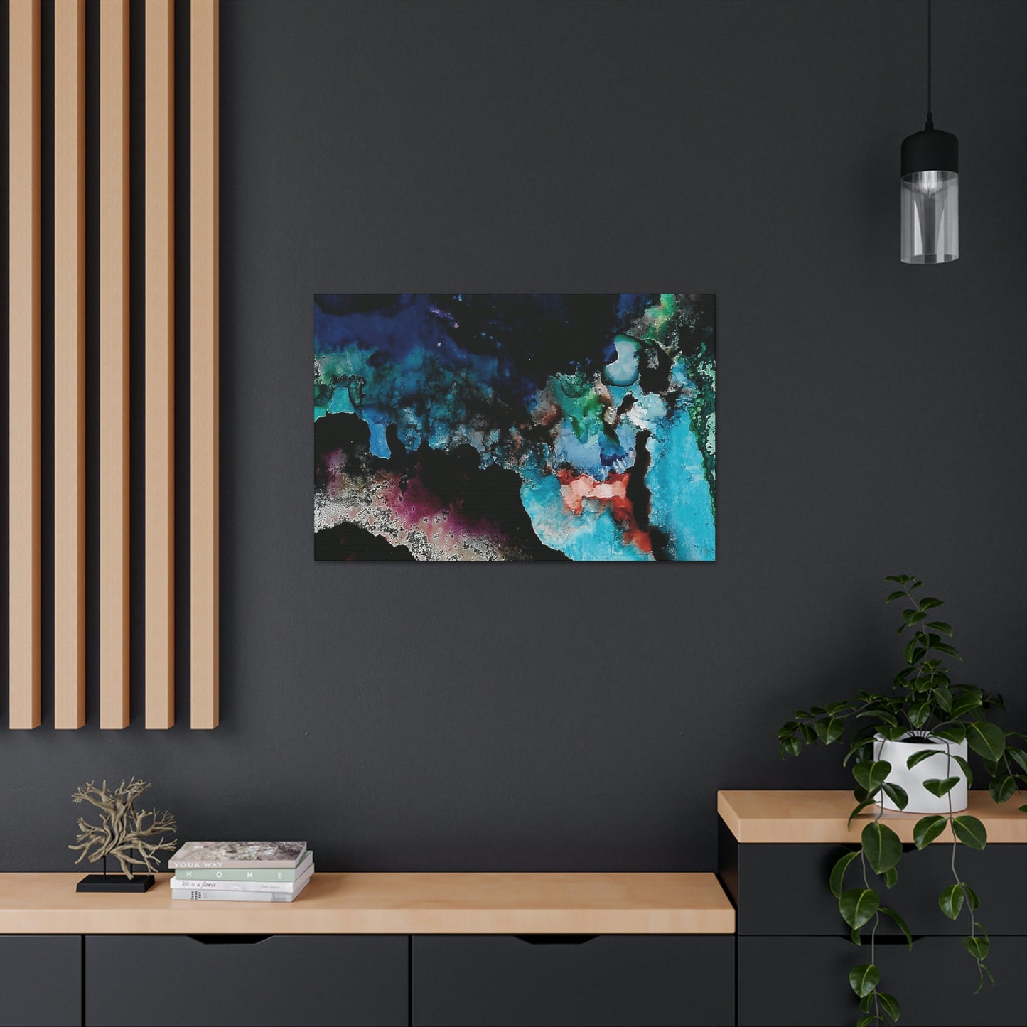 Inner Space 3 Canvas Print - Alja Design