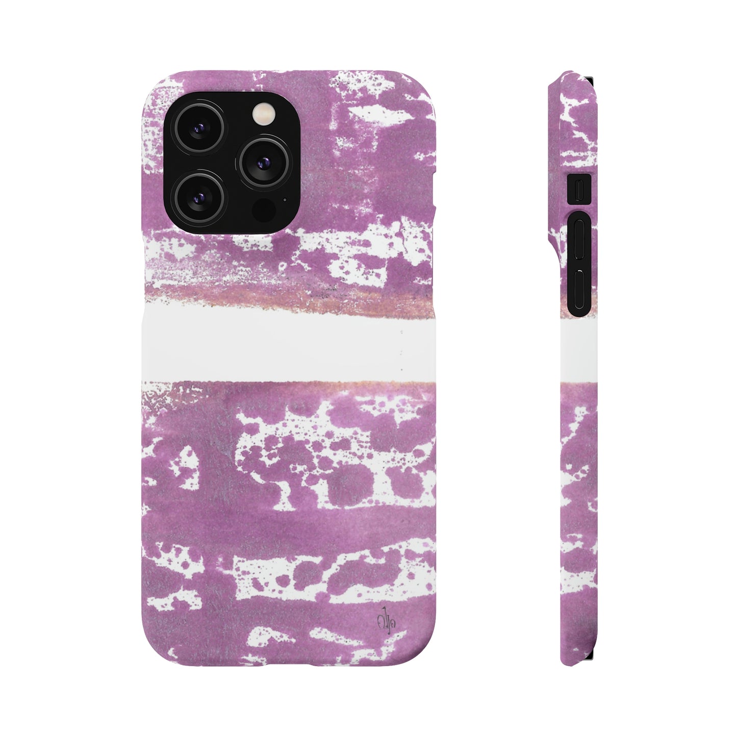 iPhone Samsung Galaxy Pixel5G Snap Case Phone Case Purple Horizon - Alja Design