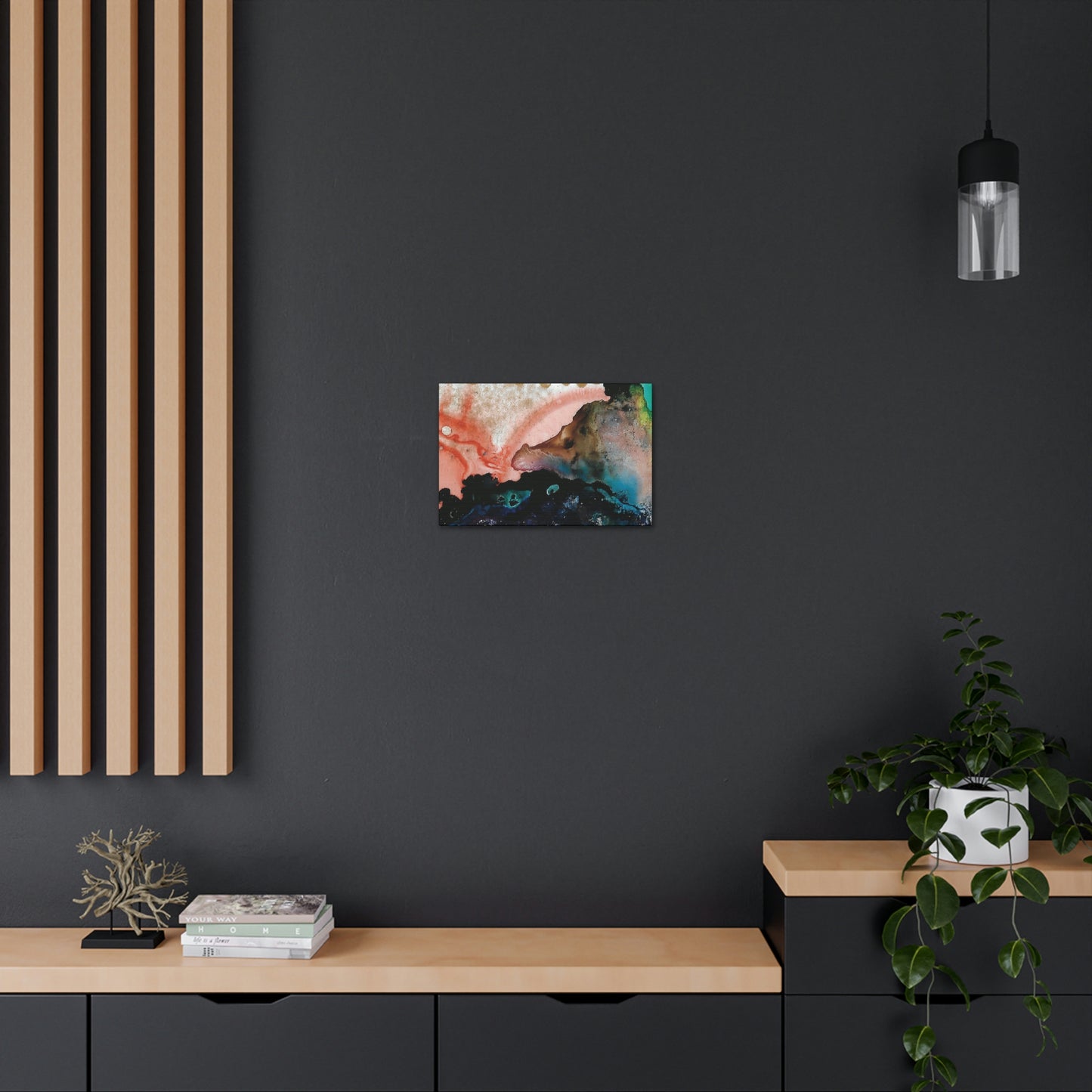 Inner Space 14 Canvas Print - Alja Design