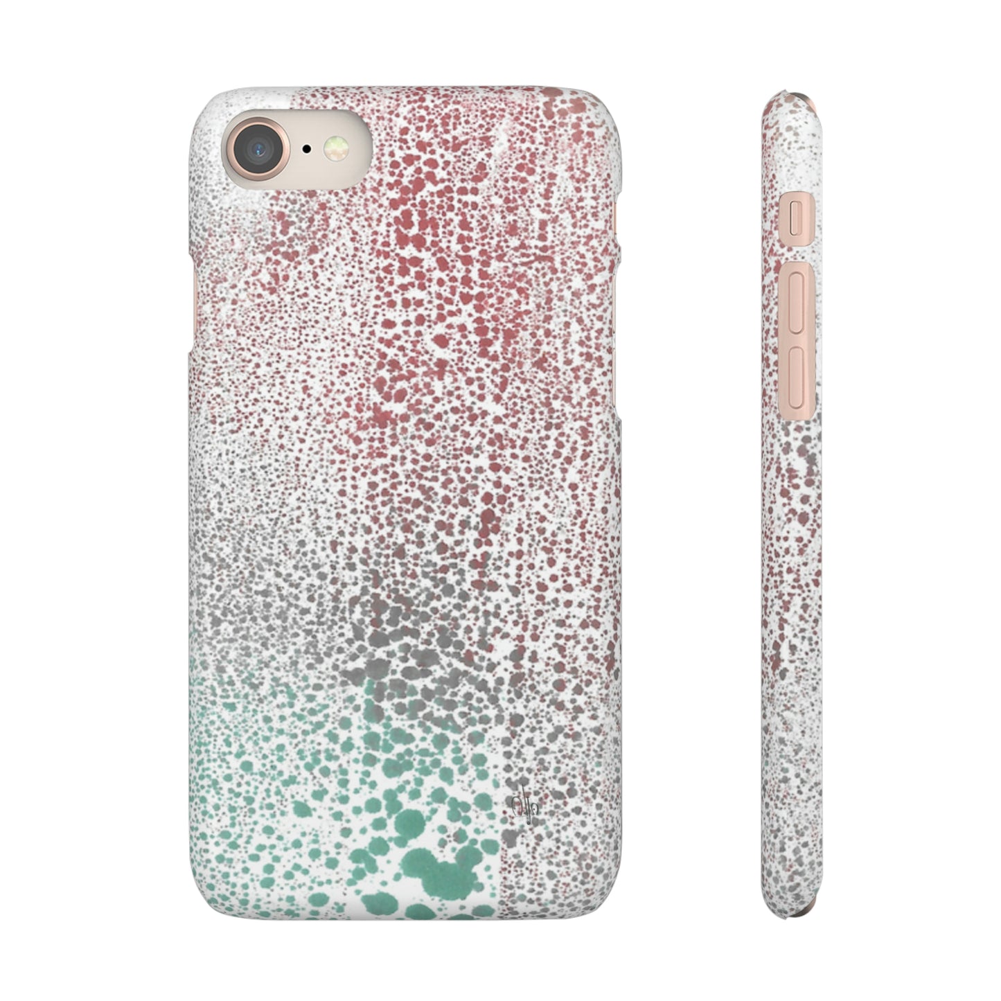 iPhone Samsung Galaxy Pixel5G Snap Case Phone Case Gradient Drip - Alja Design