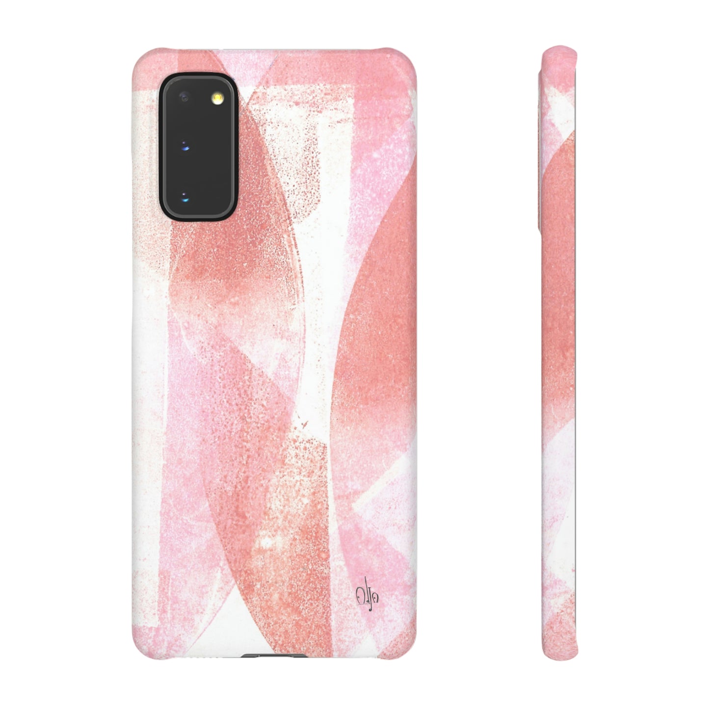 iPhone Samsung Galaxy Pixel5G Snap Case Phone Case Red Glass