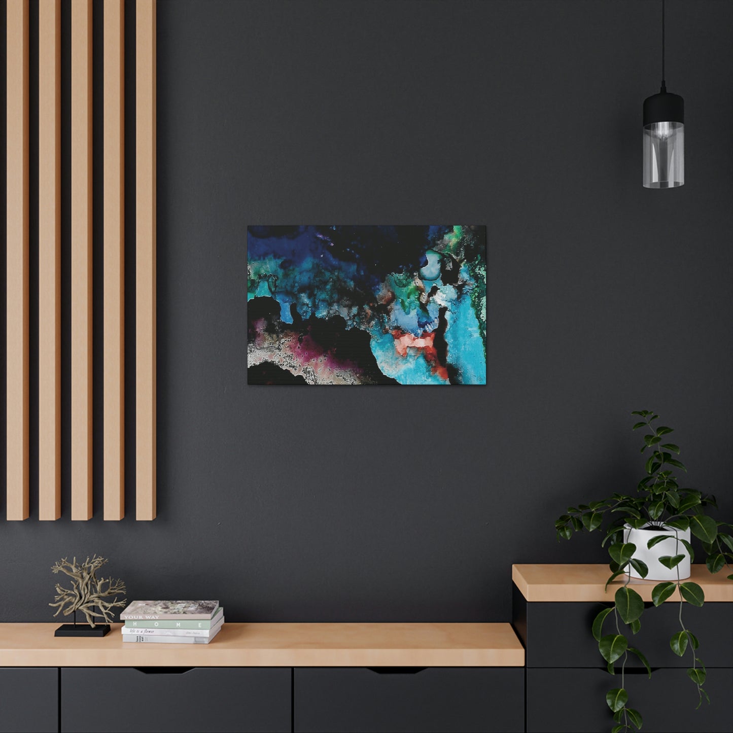 Inner Space 3 Canvas Print - Alja Design