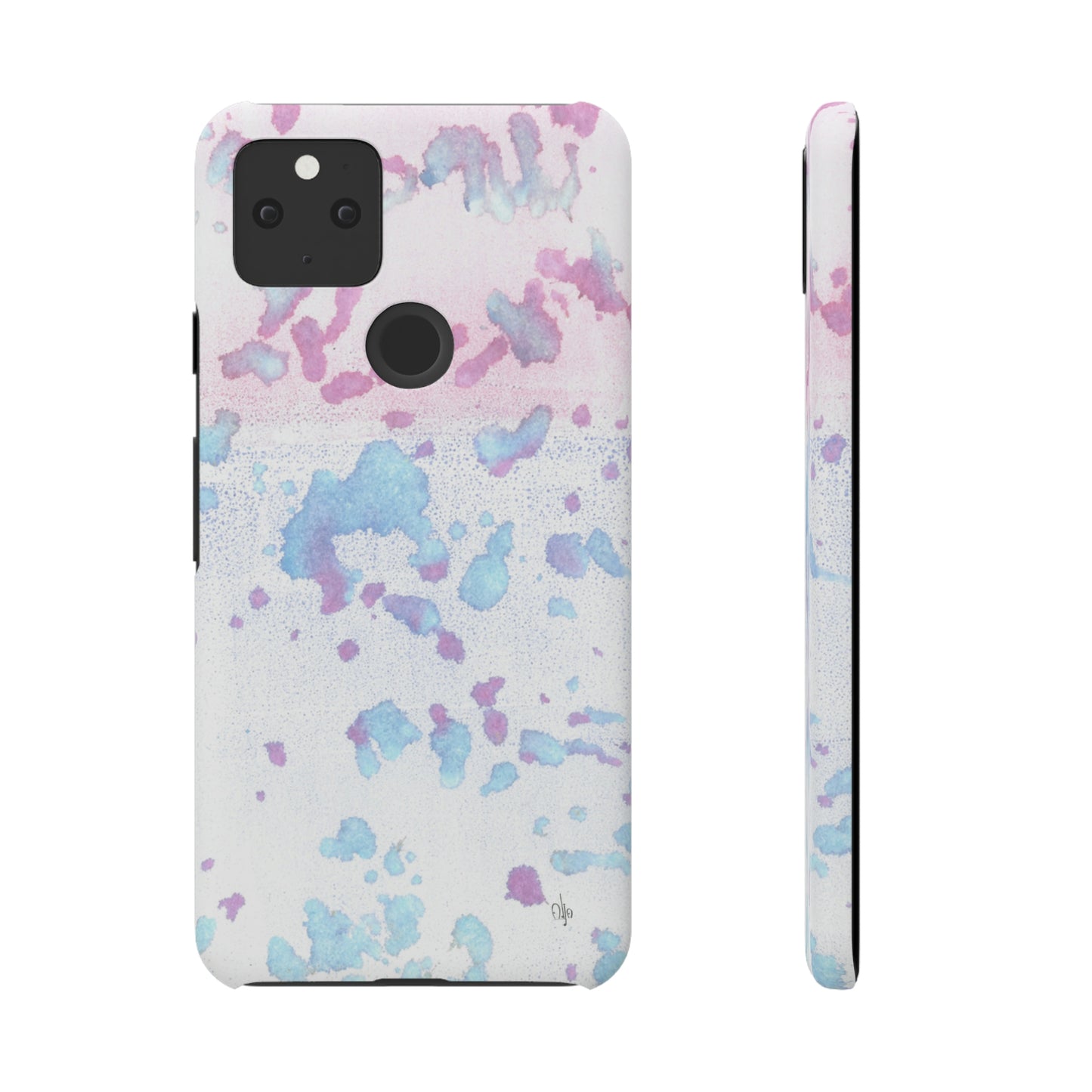 iPhone Samsung Galaxy Pixel5G Snap Case Phone Case Mineral Splashes - Alja Design