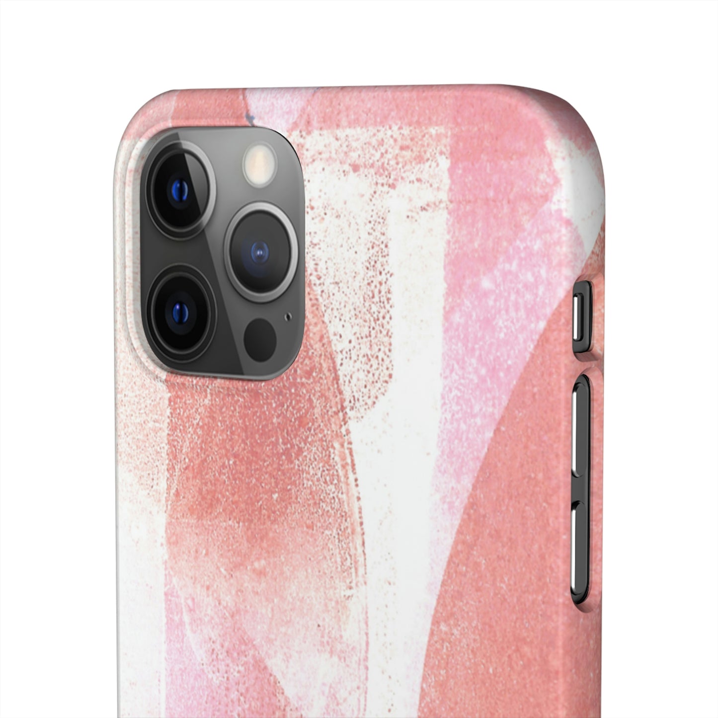 iPhone Samsung Galaxy Pixel5G Snap Case Phone Case Red Glass