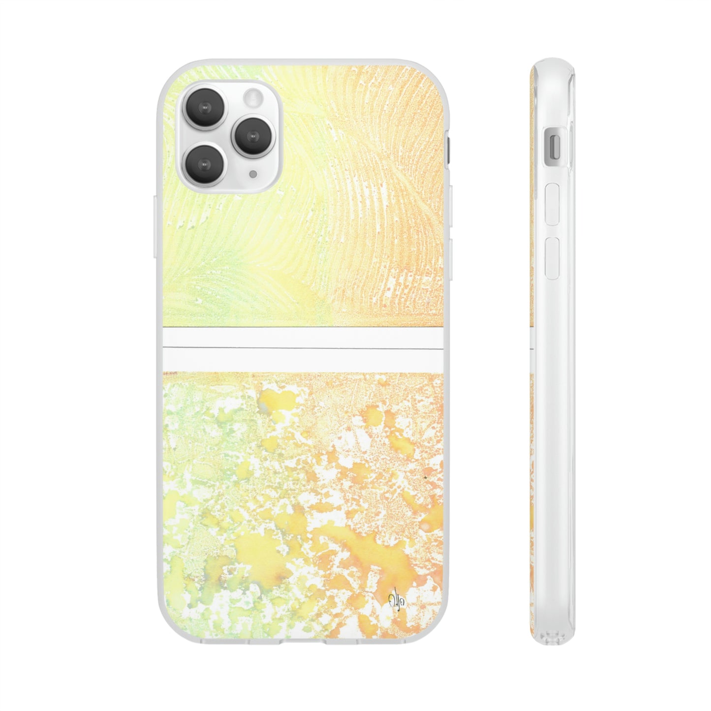 iPhone and Samsung Galaxy Flexi Phone Case Piña Colada with Tropical Waves - Alja Design