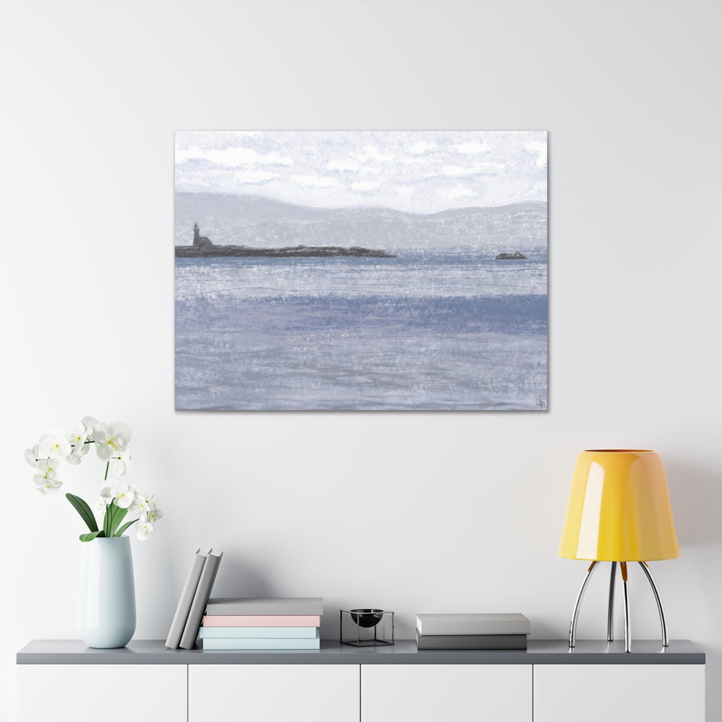 Lighthouse Point Canvas Print - Alja Design
