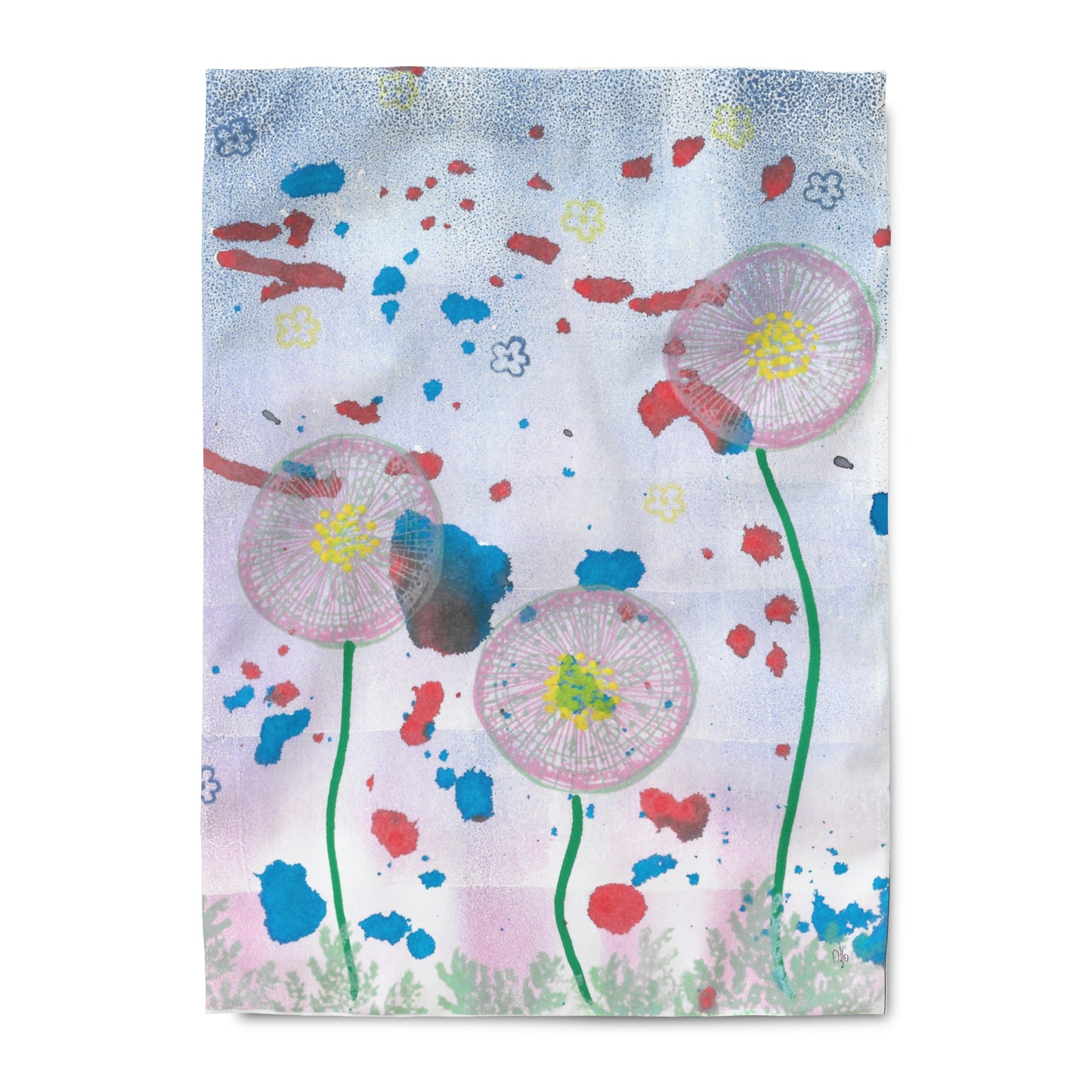 Dandelion Party Duvet Cover - Alja Design