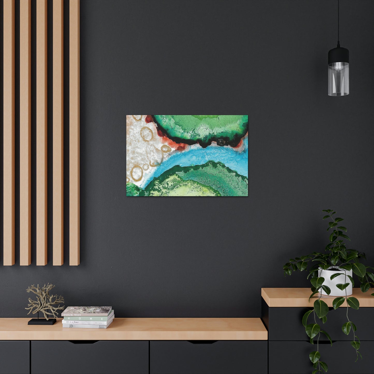 Inner Space 12 Canvas Print - Alja Design