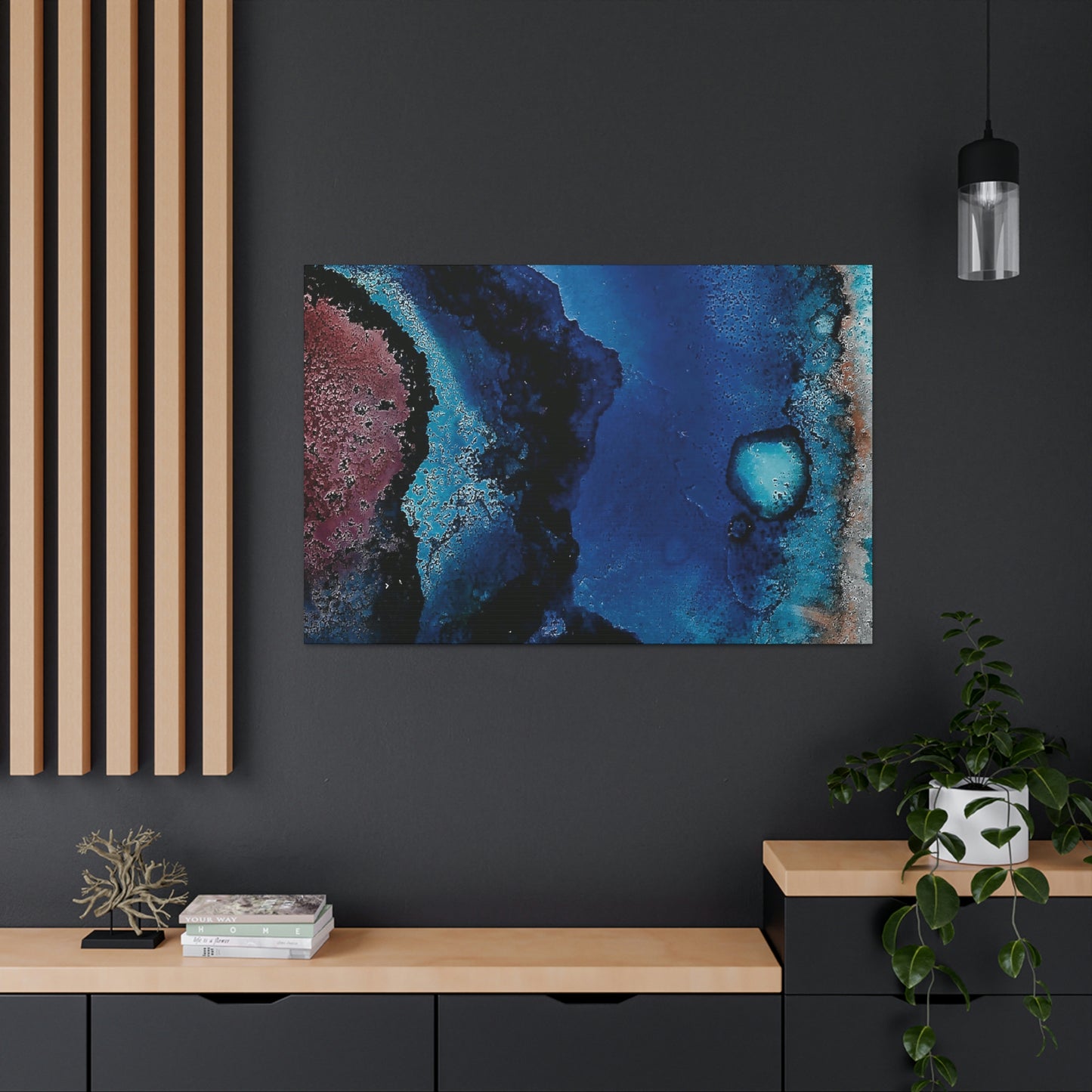 Inner Space 8 Canvas Print - Alja Design