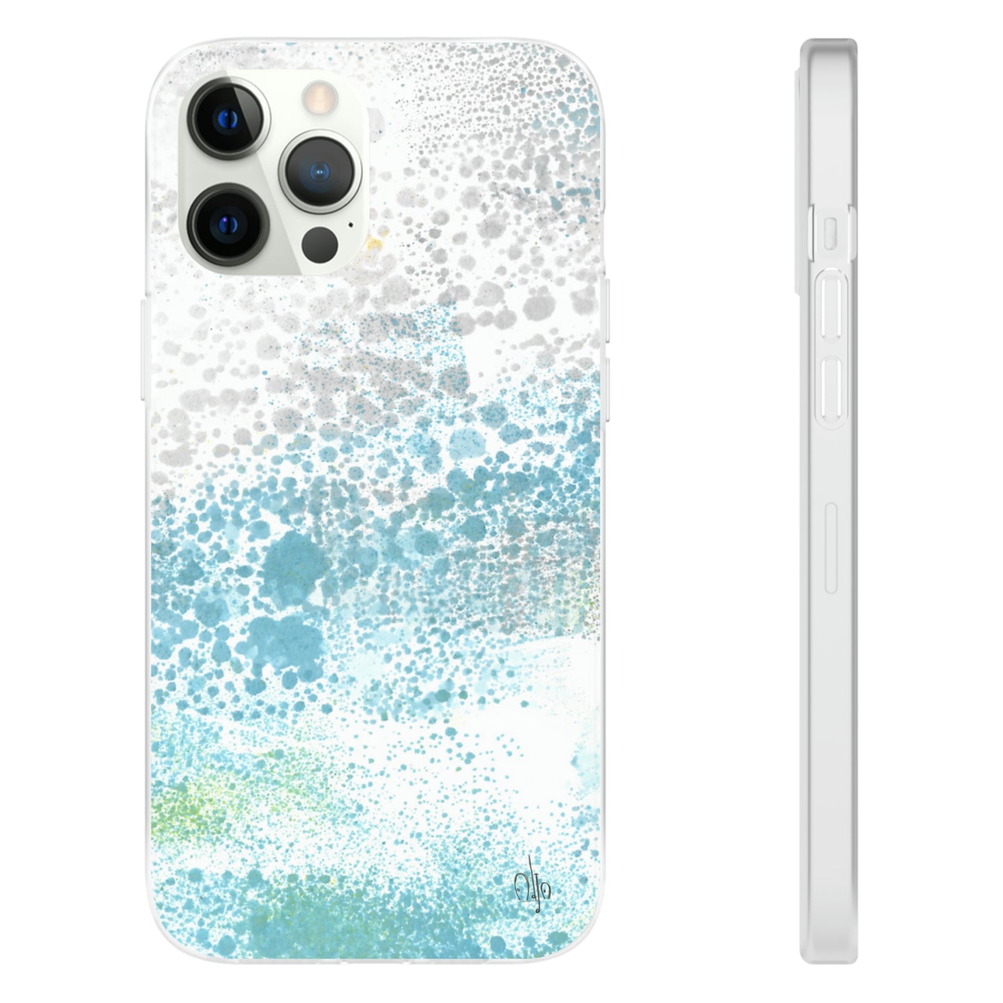 iPhone and Samsung Galaxy Flexi Phone Case Gentle Rain - Alja Design