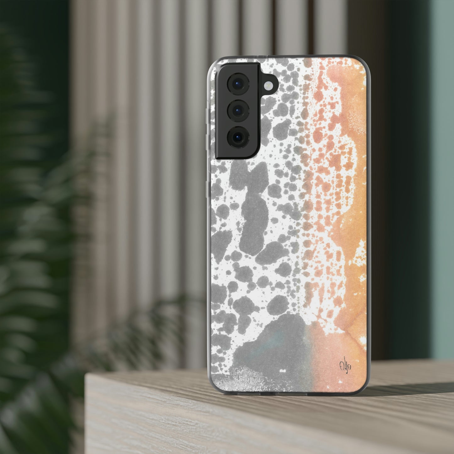 iPhone and Samsung Galaxy Flexi Phone Case Lava Waterfall - Alja Design