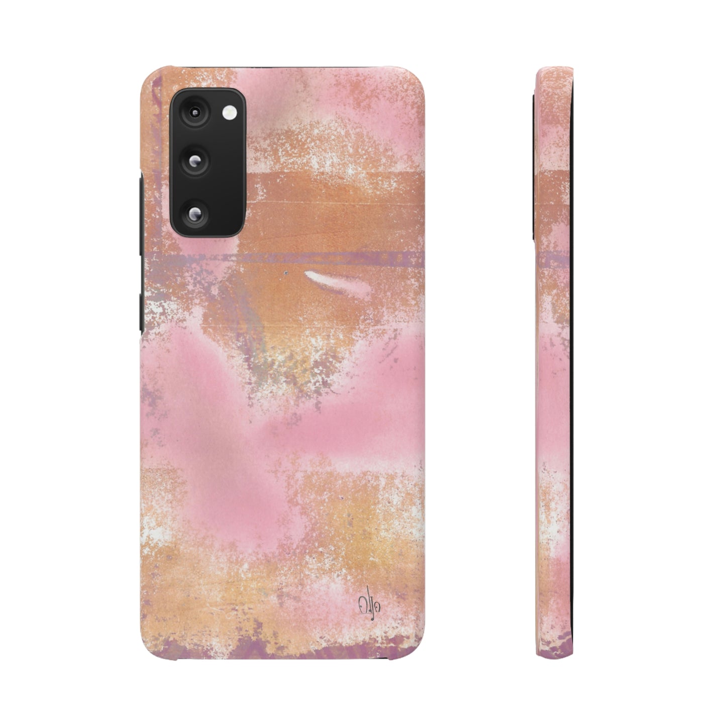 iPhone Samsung Galaxy Pixel5G Snap Case Phone Case Passionate Pink - Alja Design