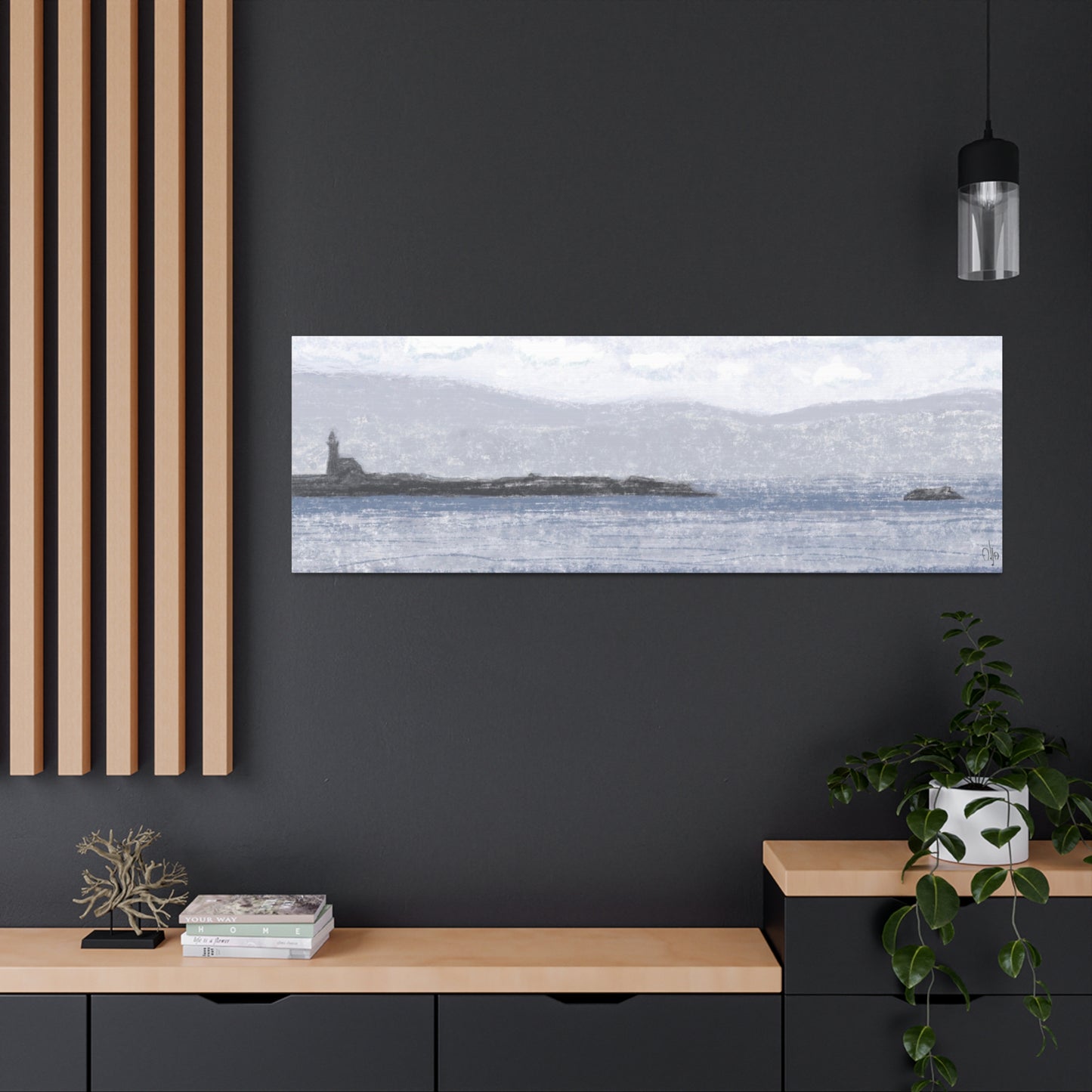Lighthouse Point Canvas Print - Alja Design