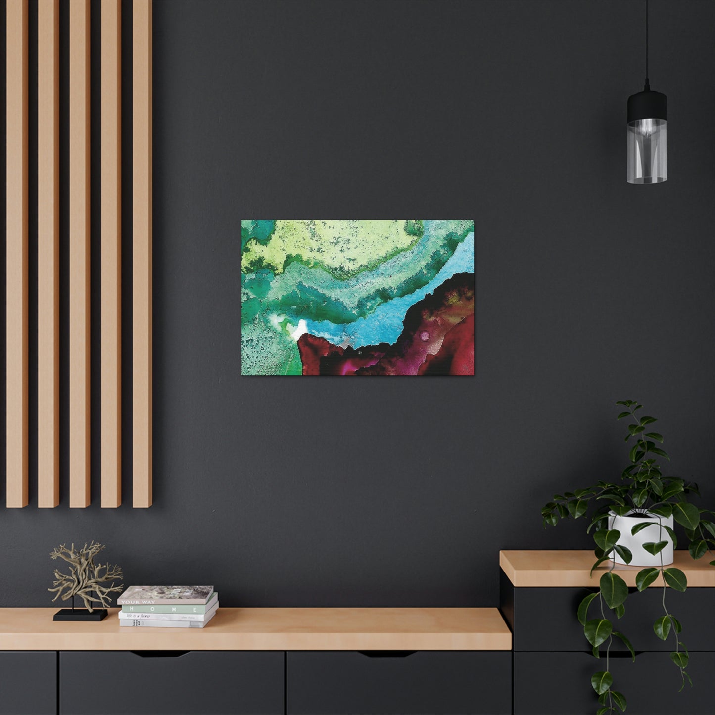 Inner Space 11 Canvas Print - Alja Design