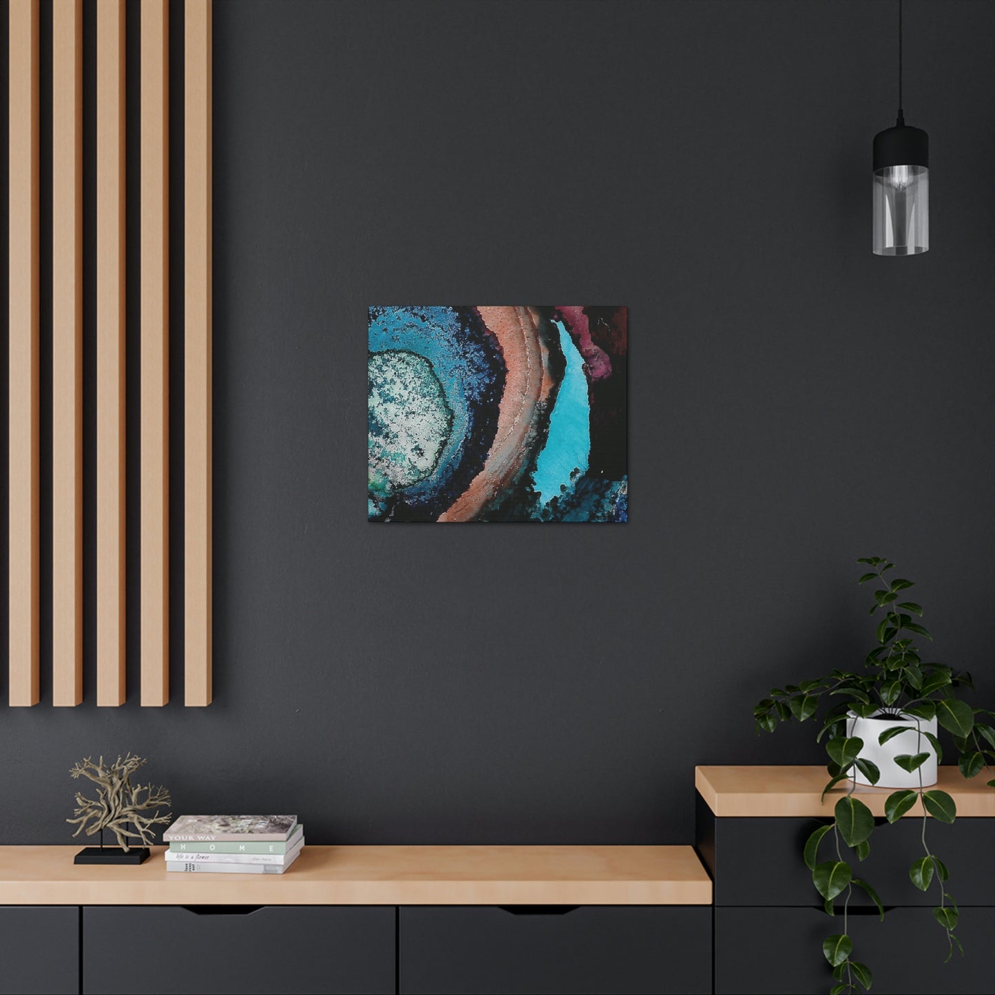 Inner Space 10 Canvas Print - Alja Design