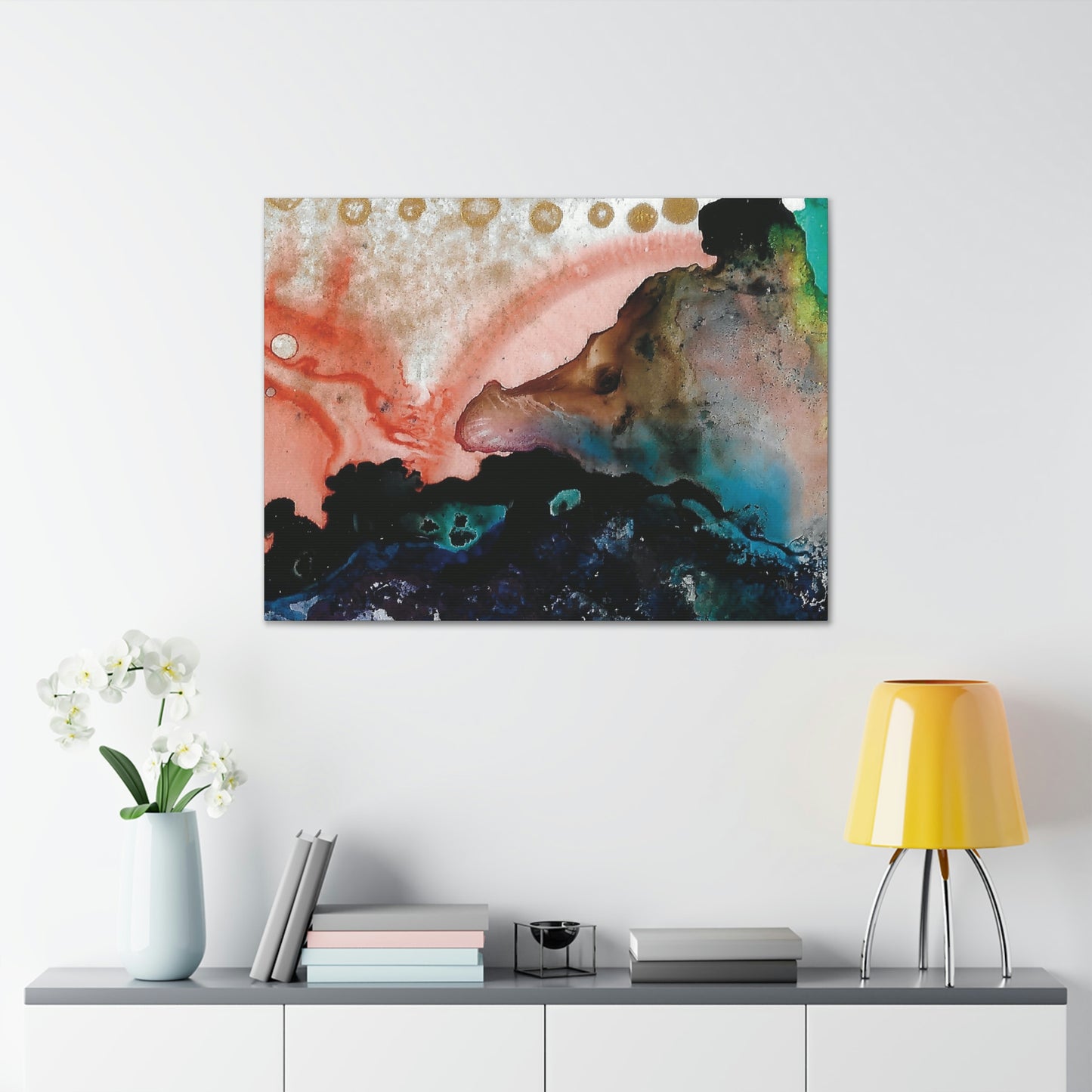 Inner Space 14 Canvas Print - Alja Design