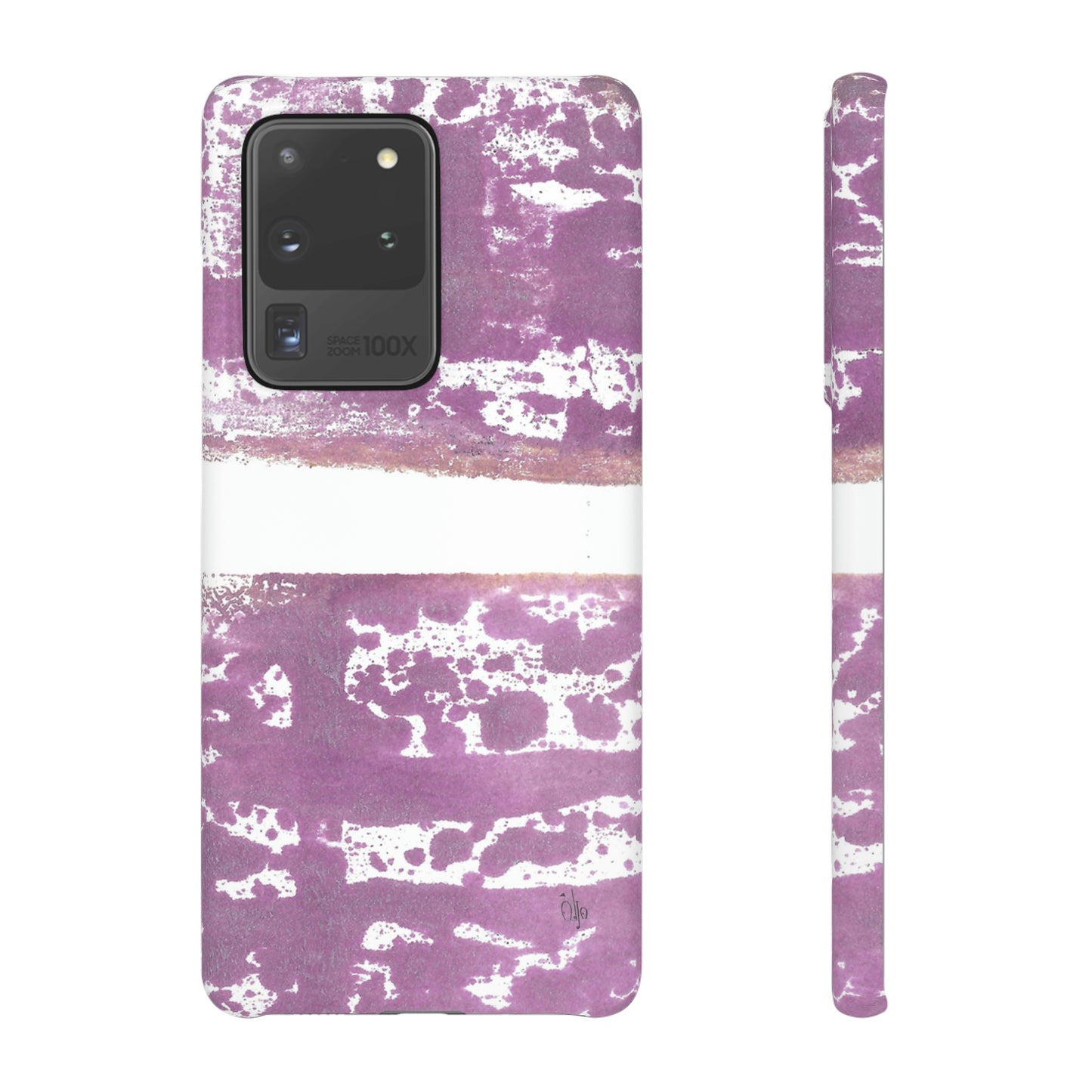 iPhone Samsung Galaxy Pixel5G Snap Case Phone Case Purple Horizon - Alja Design