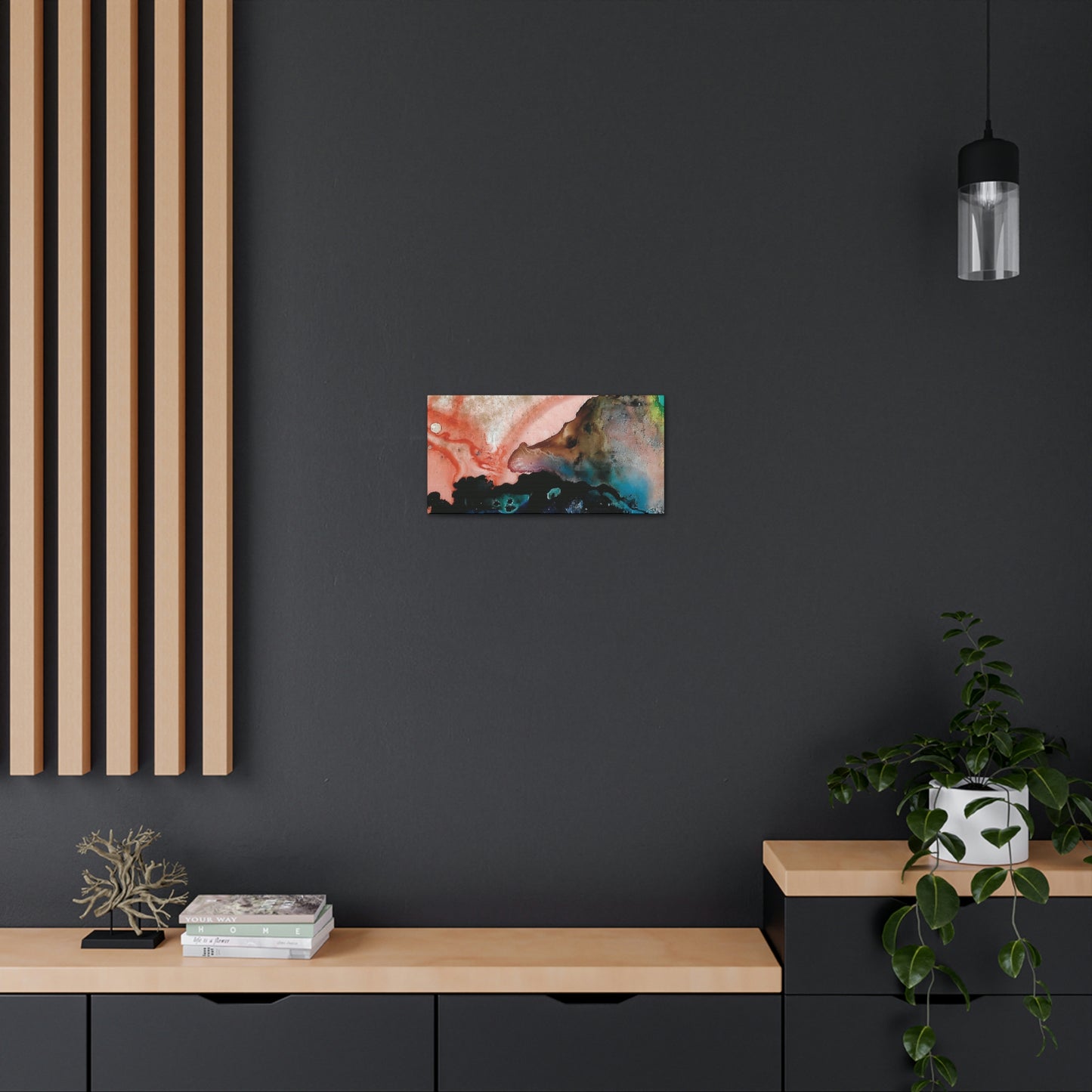 Inner Space 14 Canvas Print - Alja Design