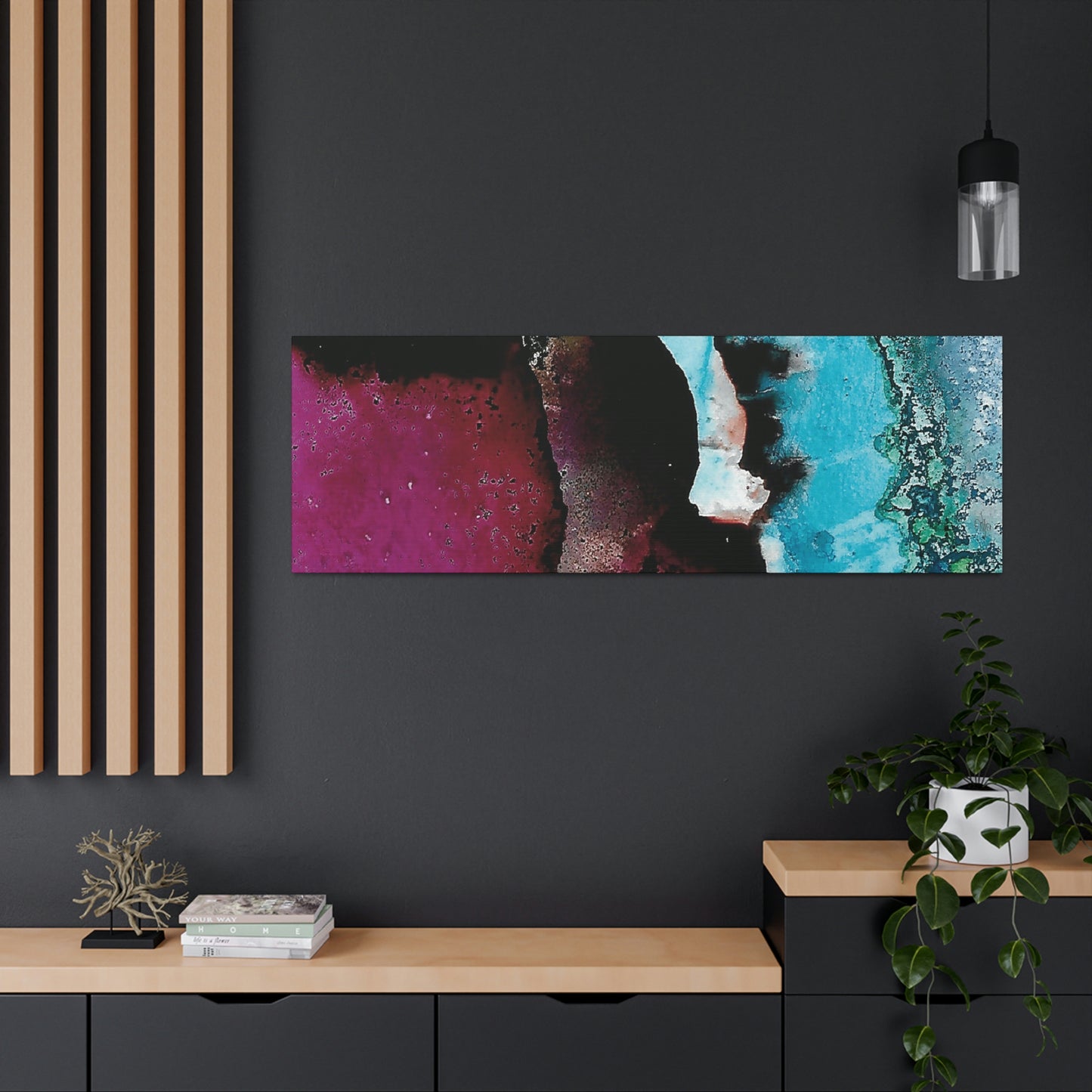 Inner Space 4 Canvas Print - Alja Design