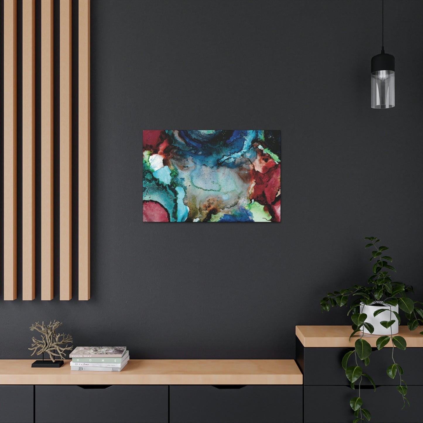 Inner Space 19 Canvas Print - Alja Design