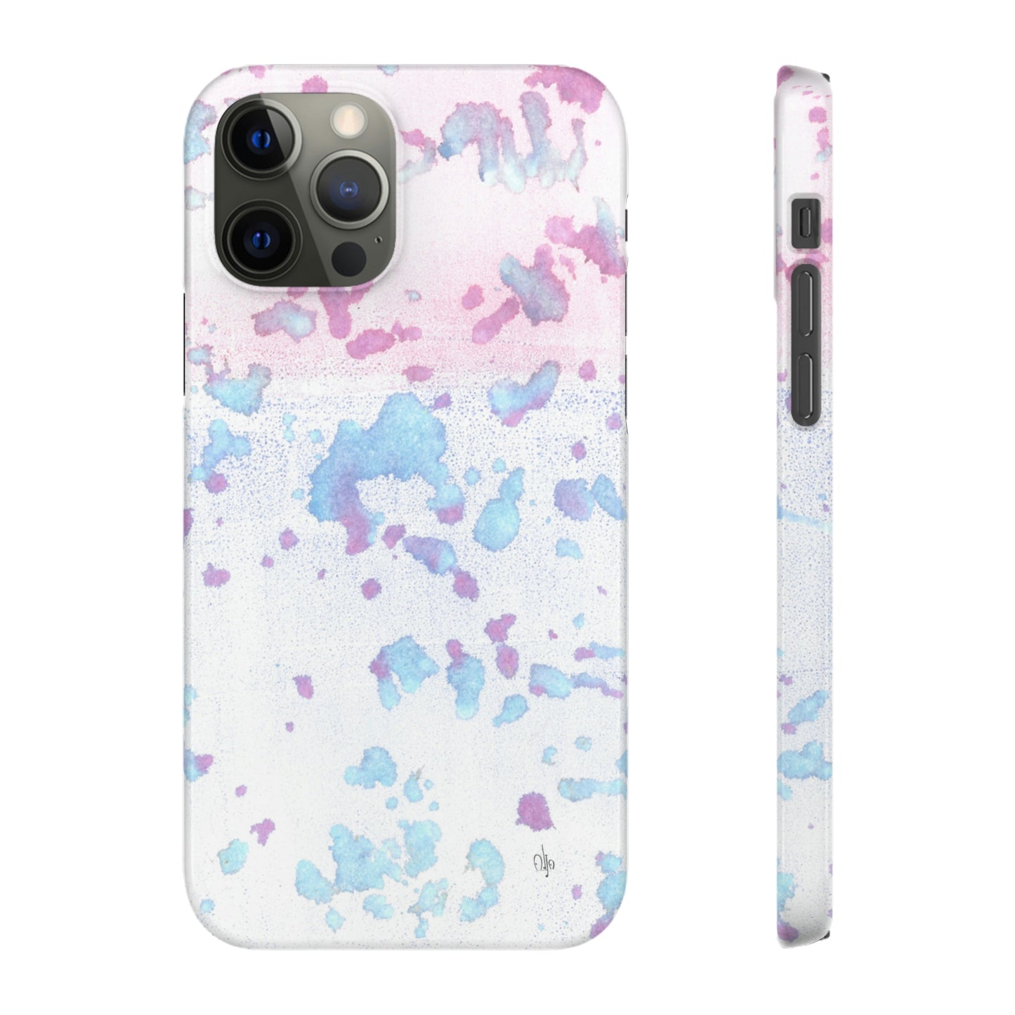 iPhone Samsung Galaxy Pixel5G Snap Case Phone Case Mineral Splashes - Alja Design