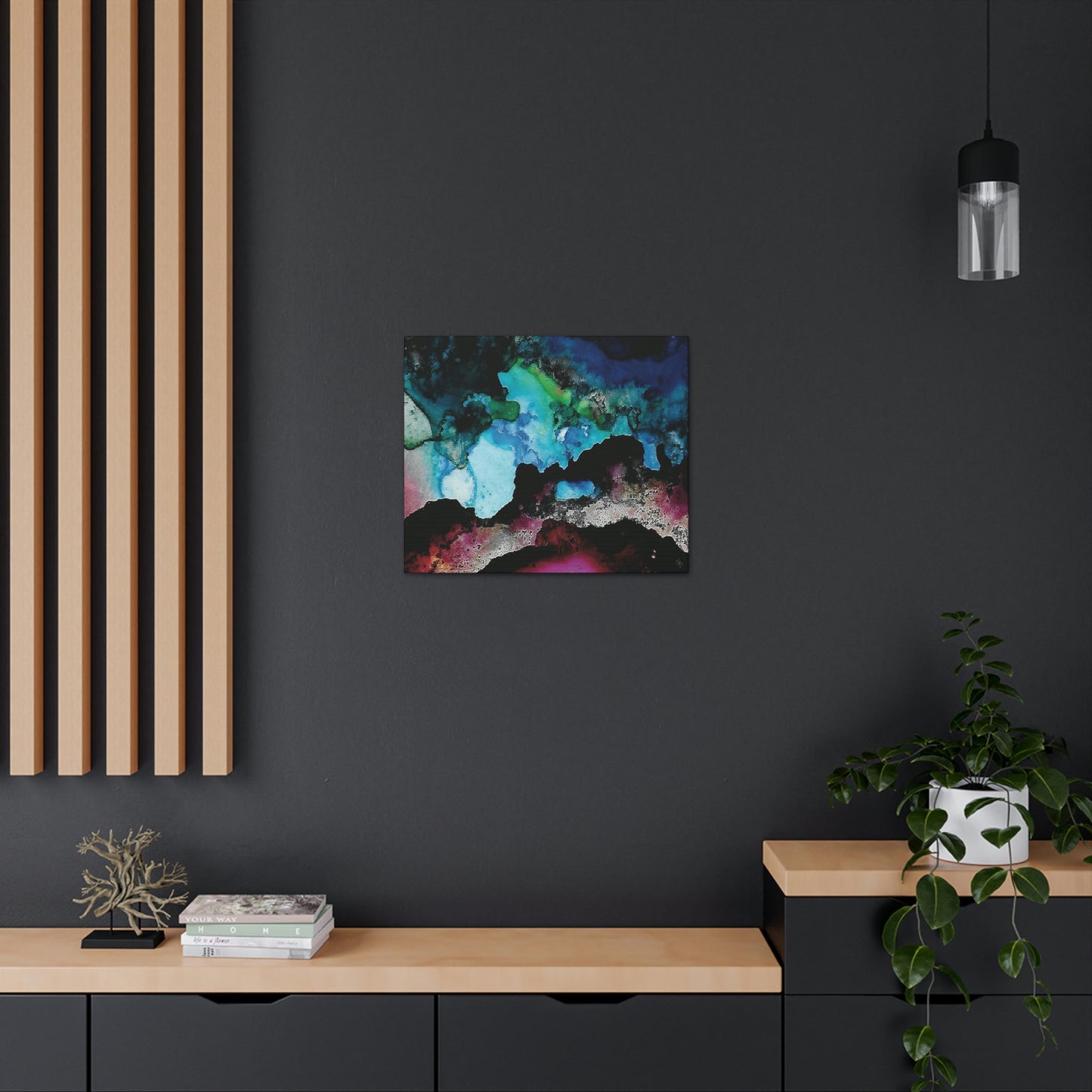 Inner Space 5 Canvas Print - Alja Design