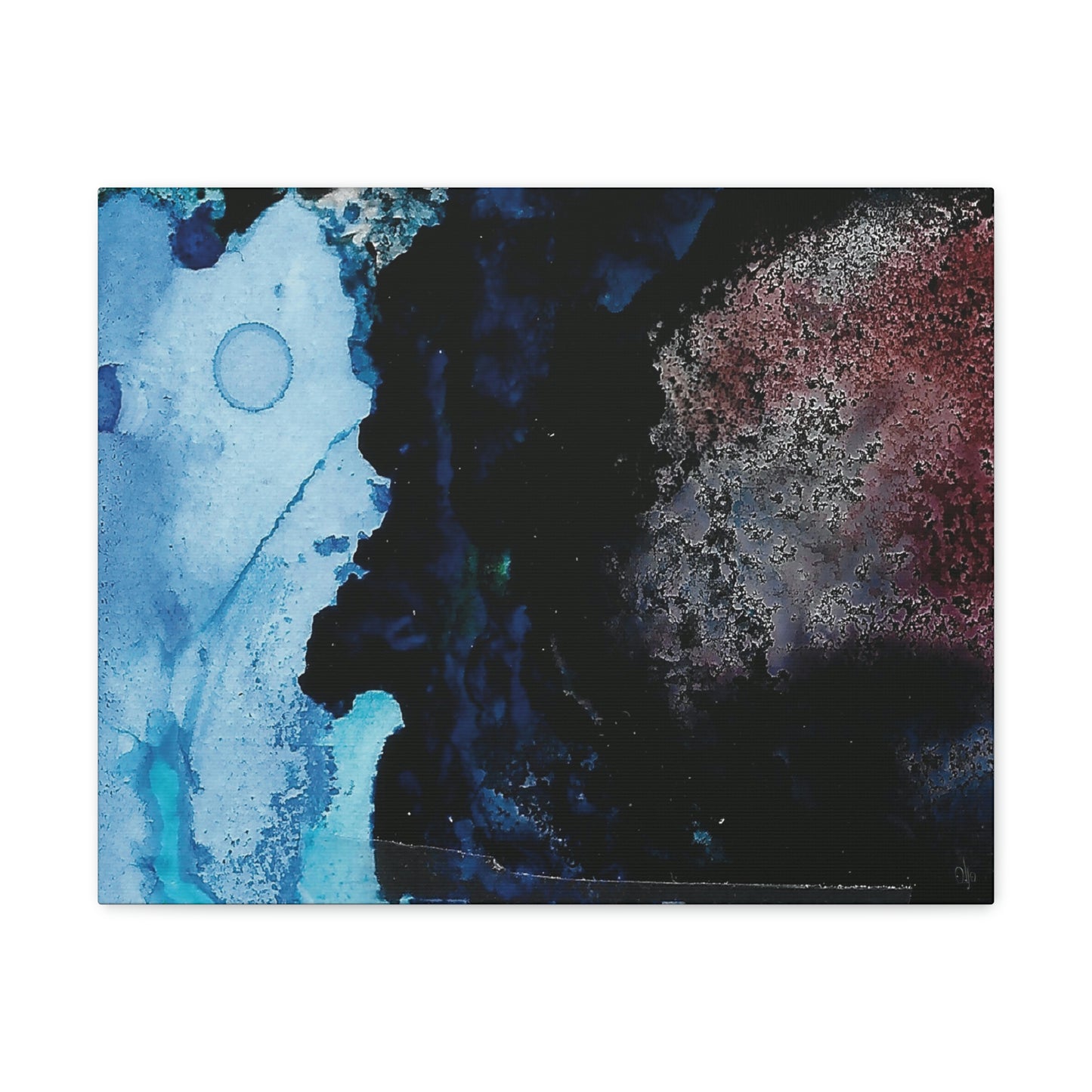 Inner Space 9 Canvas Print - Alja Design