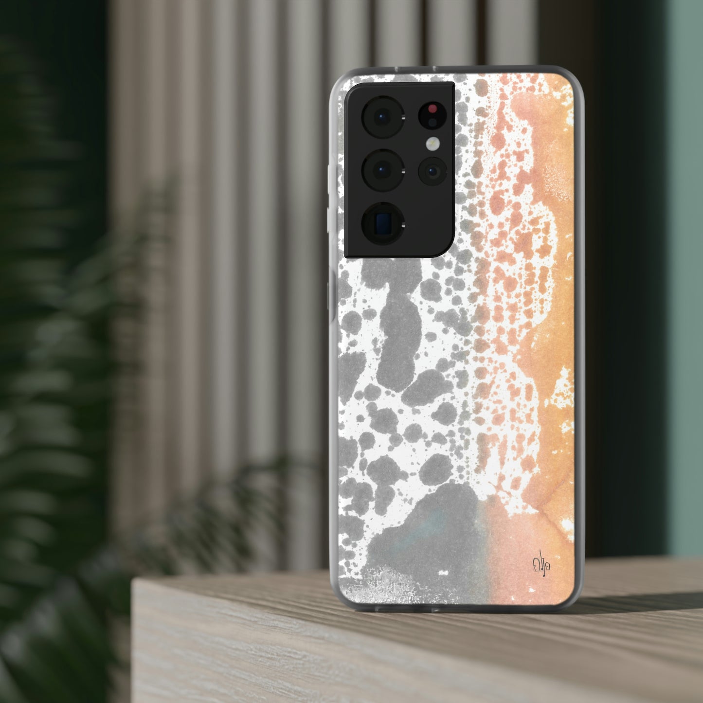 iPhone and Samsung Galaxy Flexi Phone Case Lava Waterfall - Alja Design