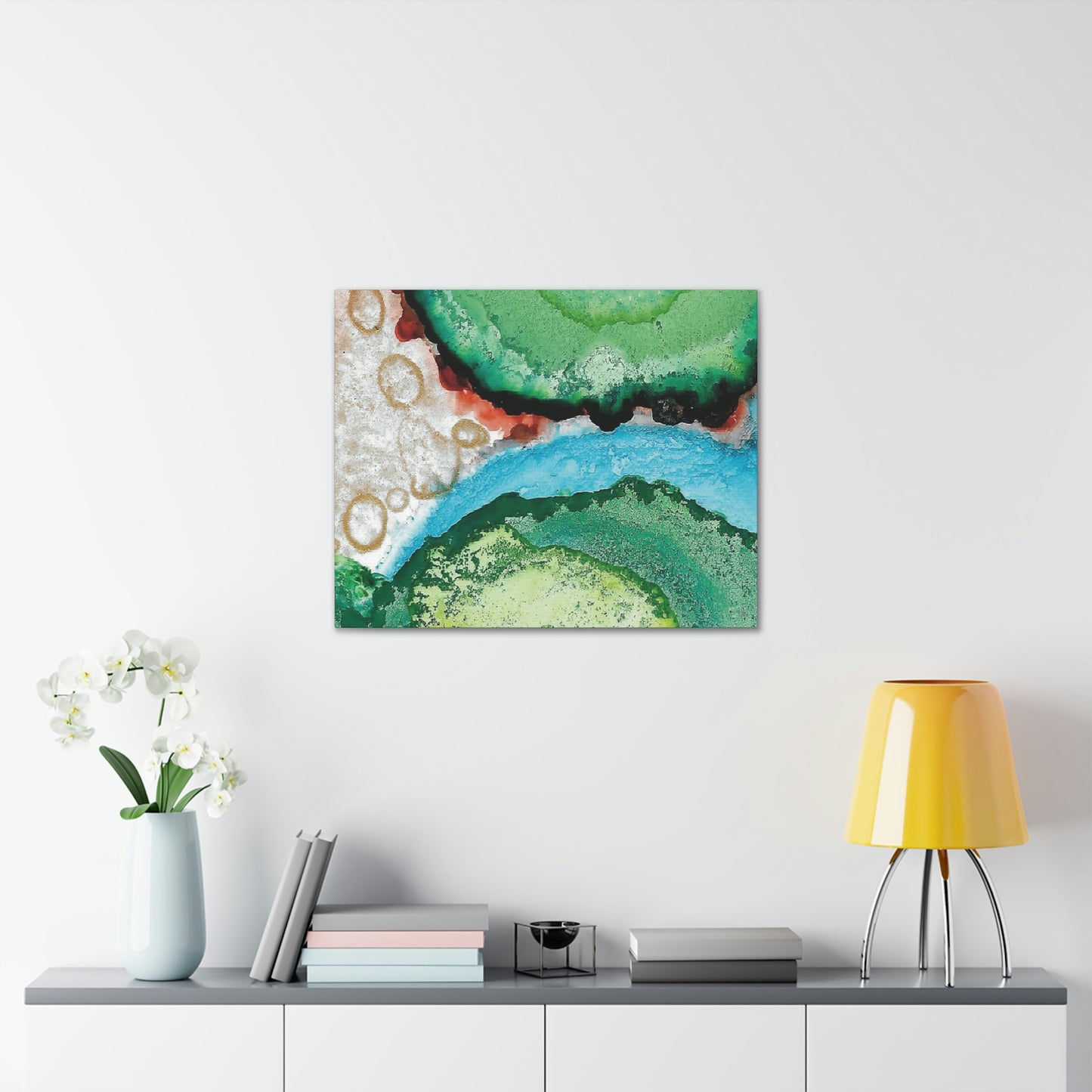 Inner Space 12 Canvas Print - Alja Design