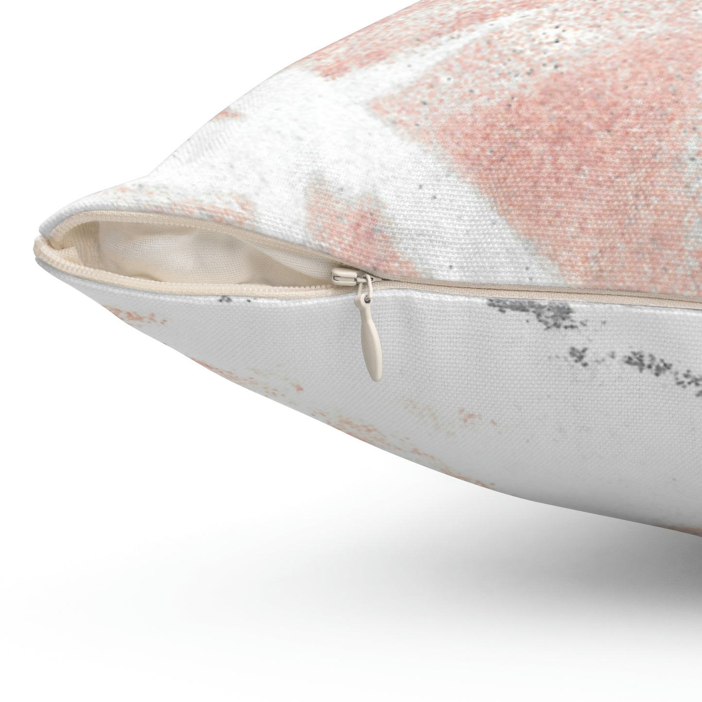 Pink Triangles Square Pillow - Alja Design